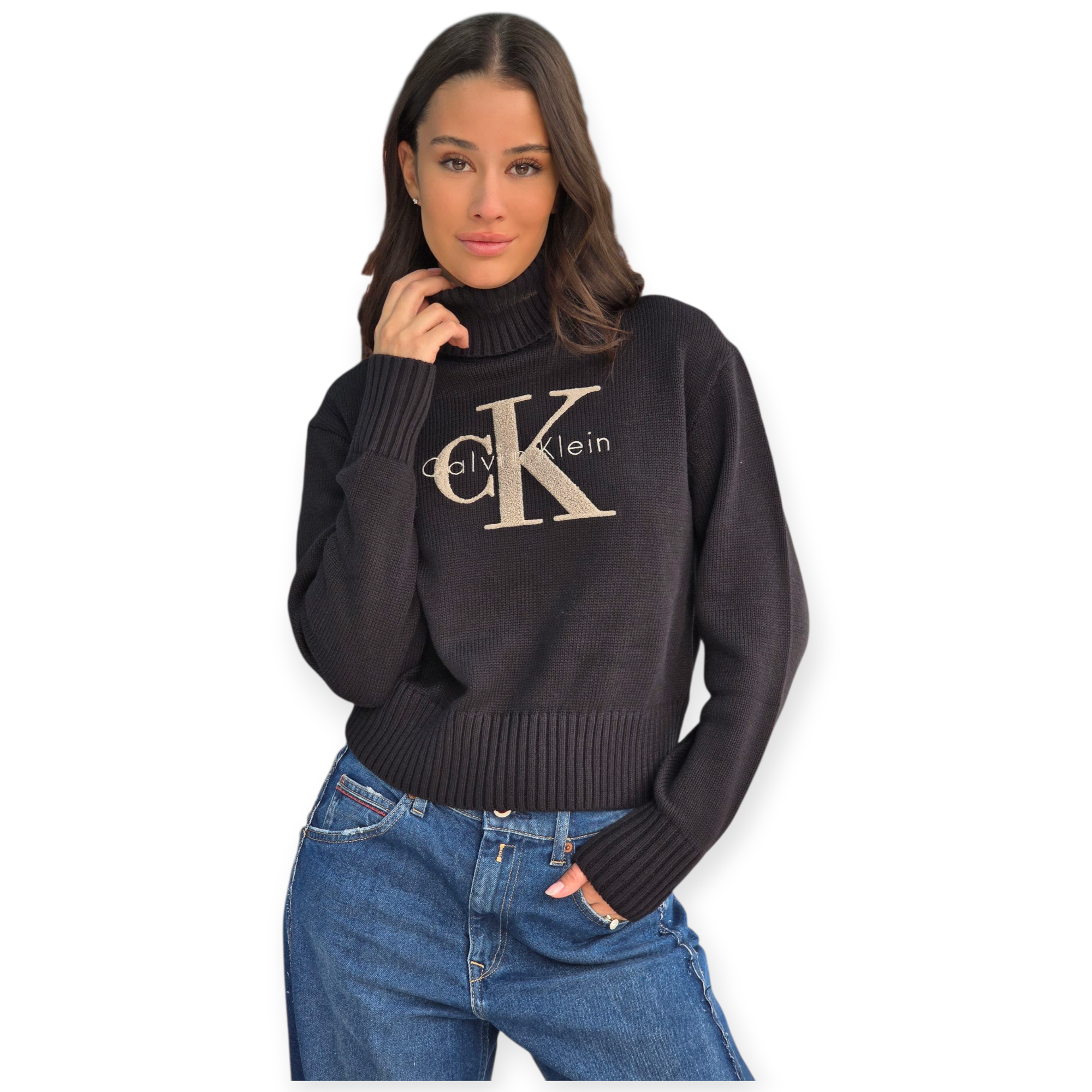 חולצה CALVIN KLEIN CHENILLE SWEATER