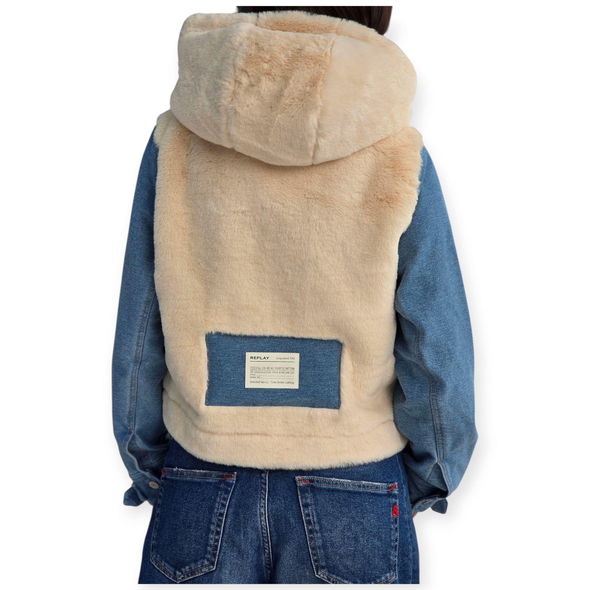 זקט גינס פרווה REPLAY JACKET