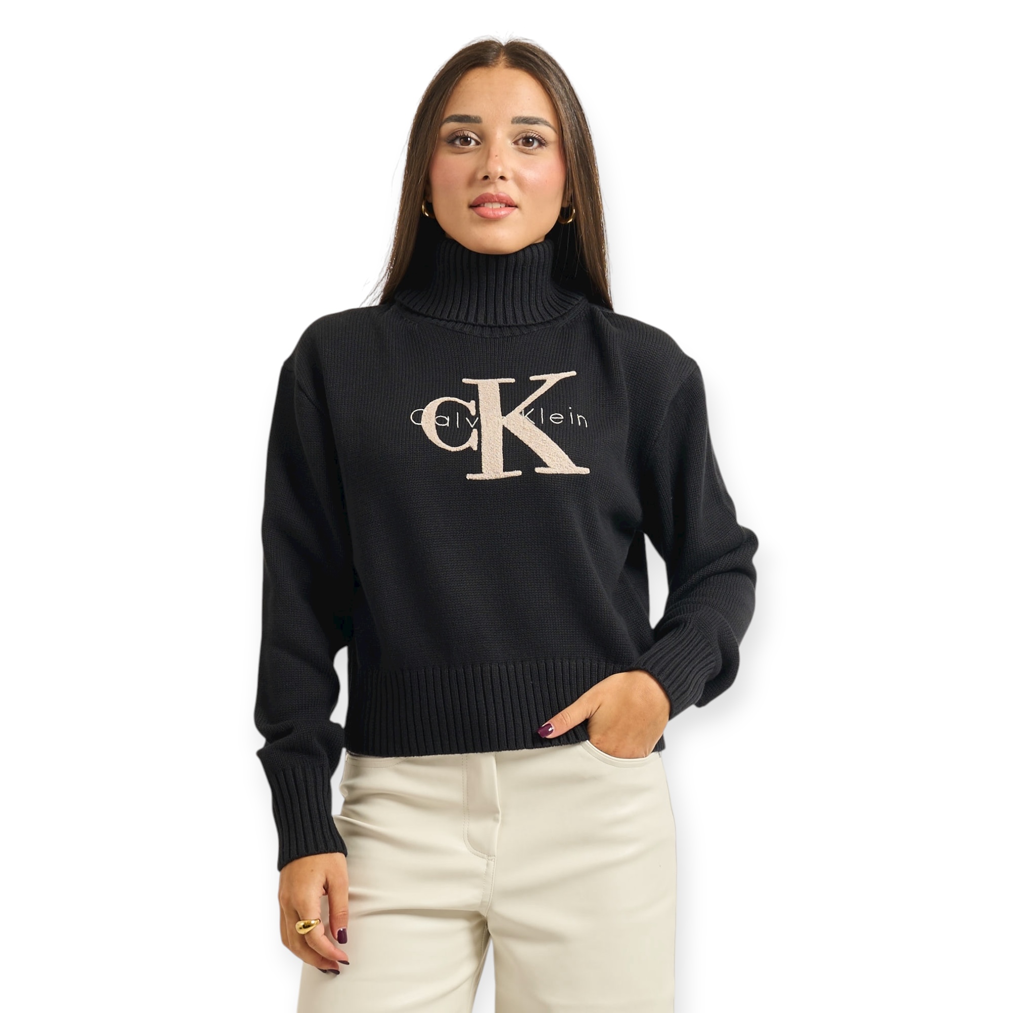 חולצה CALVIN KLEIN CHENILLE SWEATER