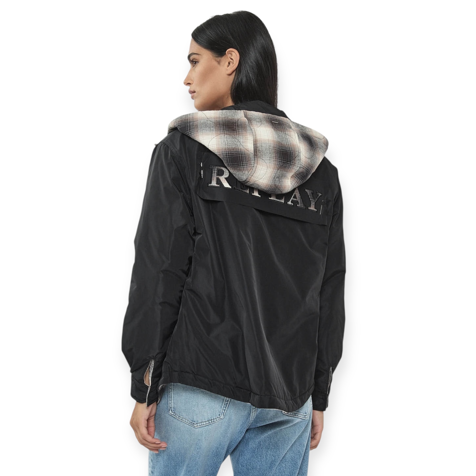 זקט דו צדדי REPLAY FLANEL JACKET