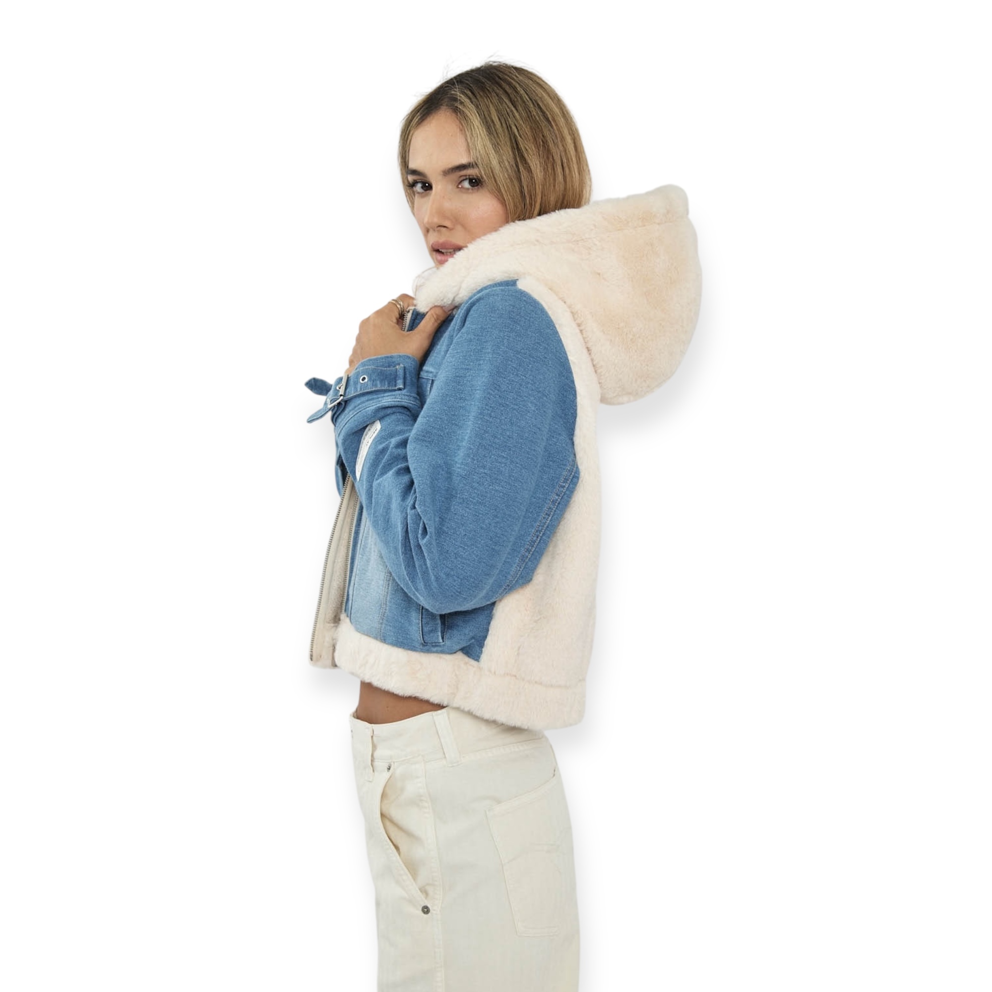 זקט גינס פרווה REPLAY JACKET