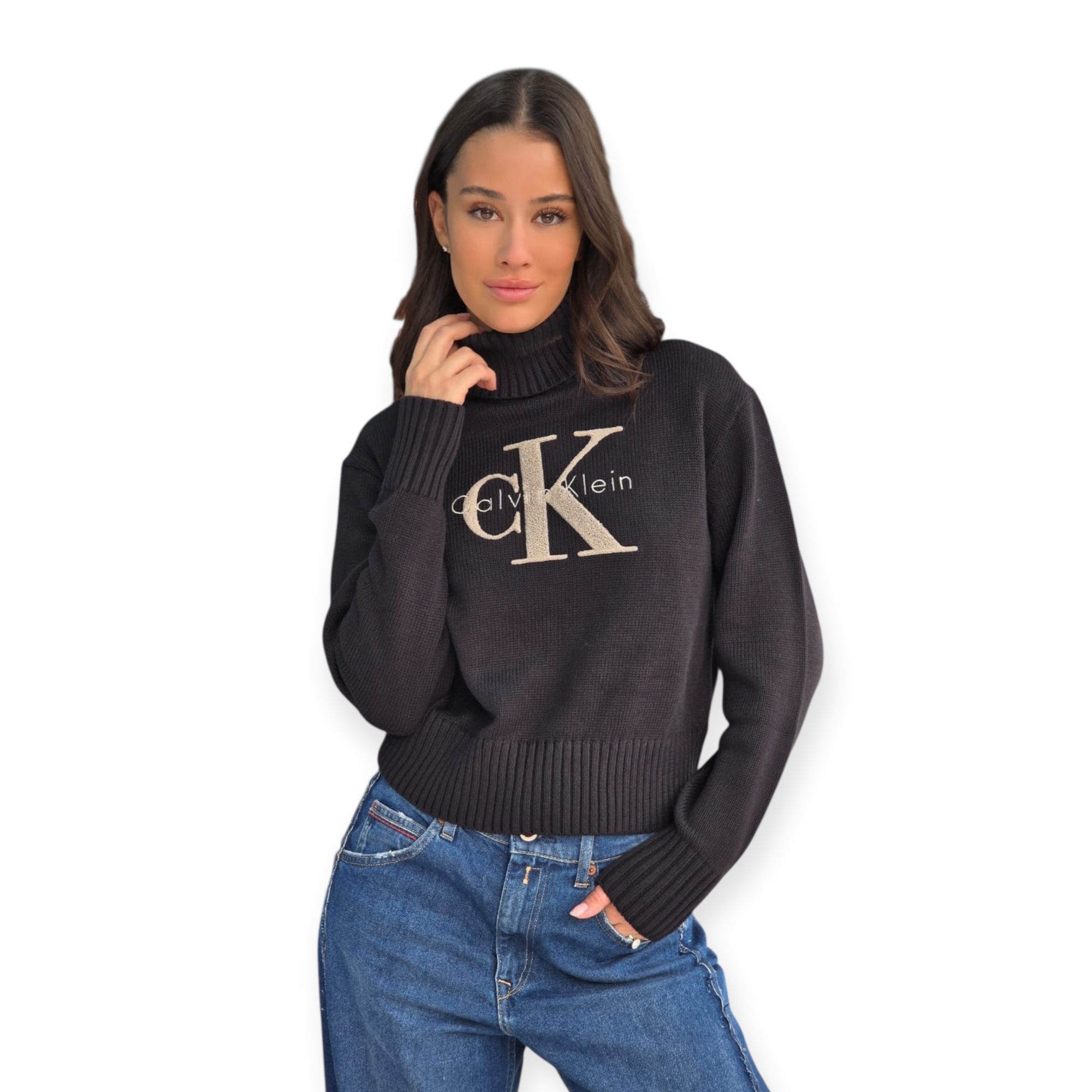 חולצה CALVIN KLEIN CHENILLE SWEATER