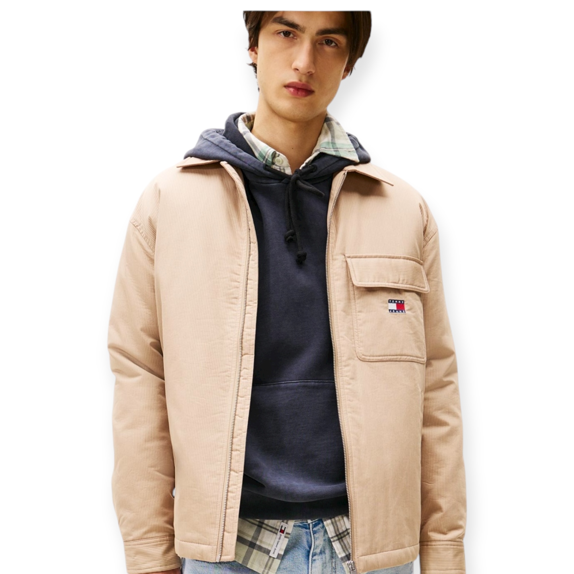 מעיל TOMMY HILFIGER QUILTED PADDED OVERSHIRT