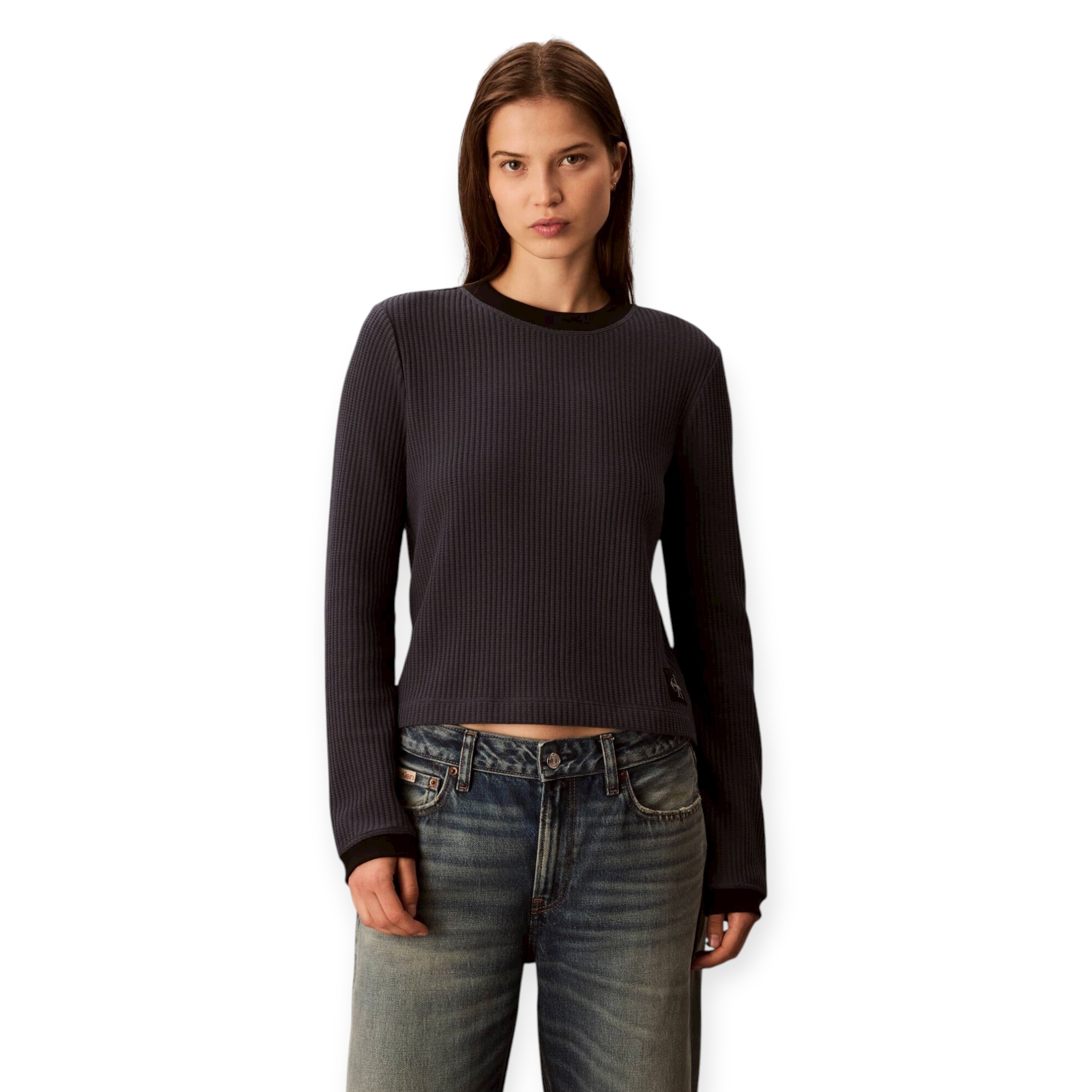 חולצה CALVIN KLEIN WAFFLE TEE