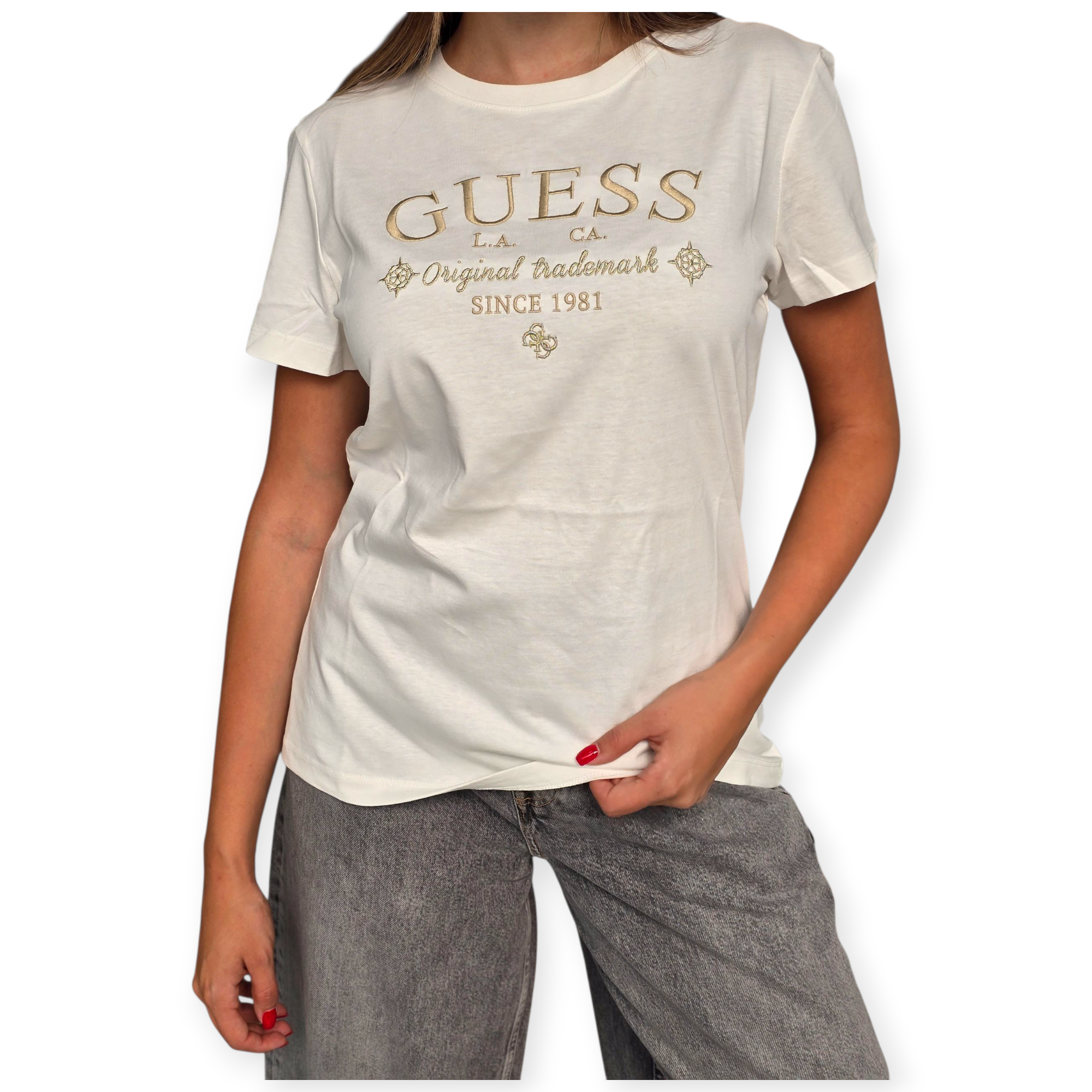 חולצה GUESS GLORIA SS TEE חולצה GUESS GLORIA SS TEE