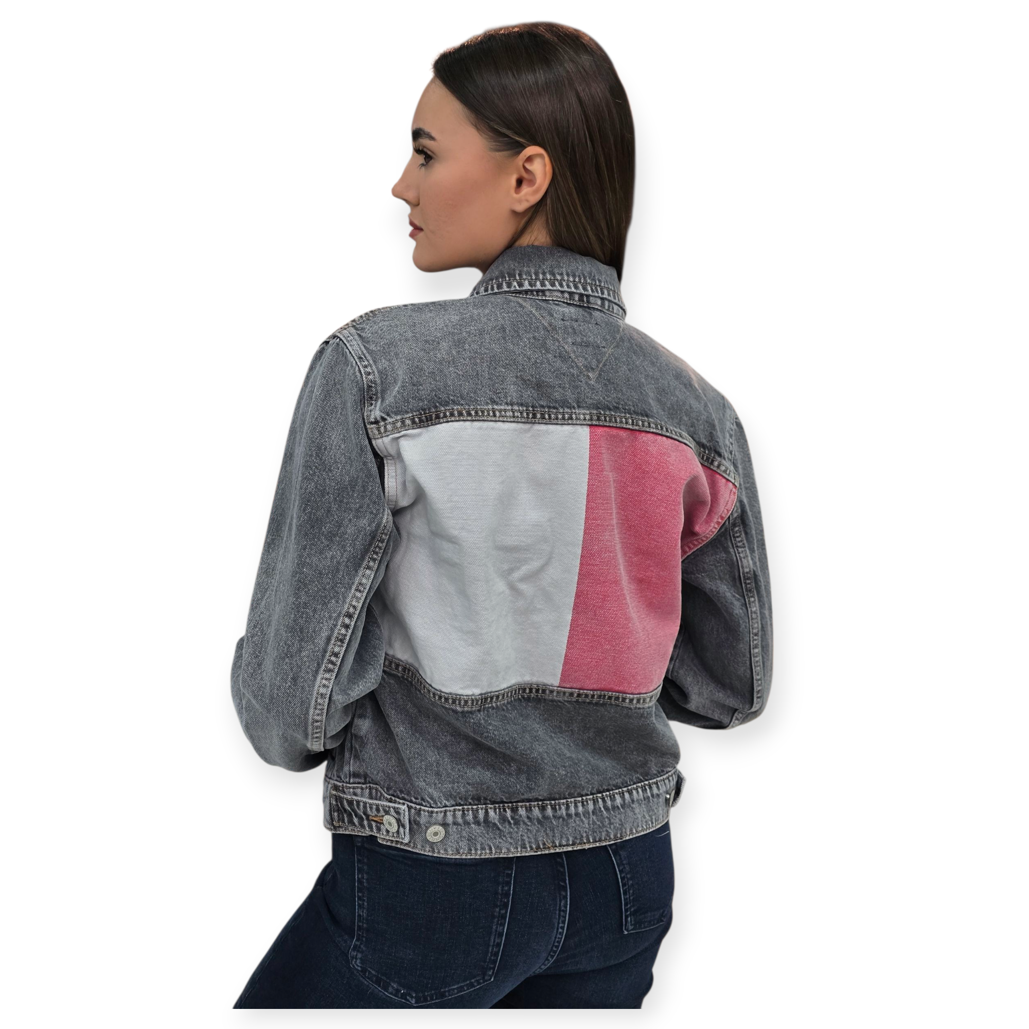 מעיל TOMMY HILFIGER CLASSIC TRUCKER JACKET מעיל TOMMY HILFIGER CLASSIC TRUCKER JACKET