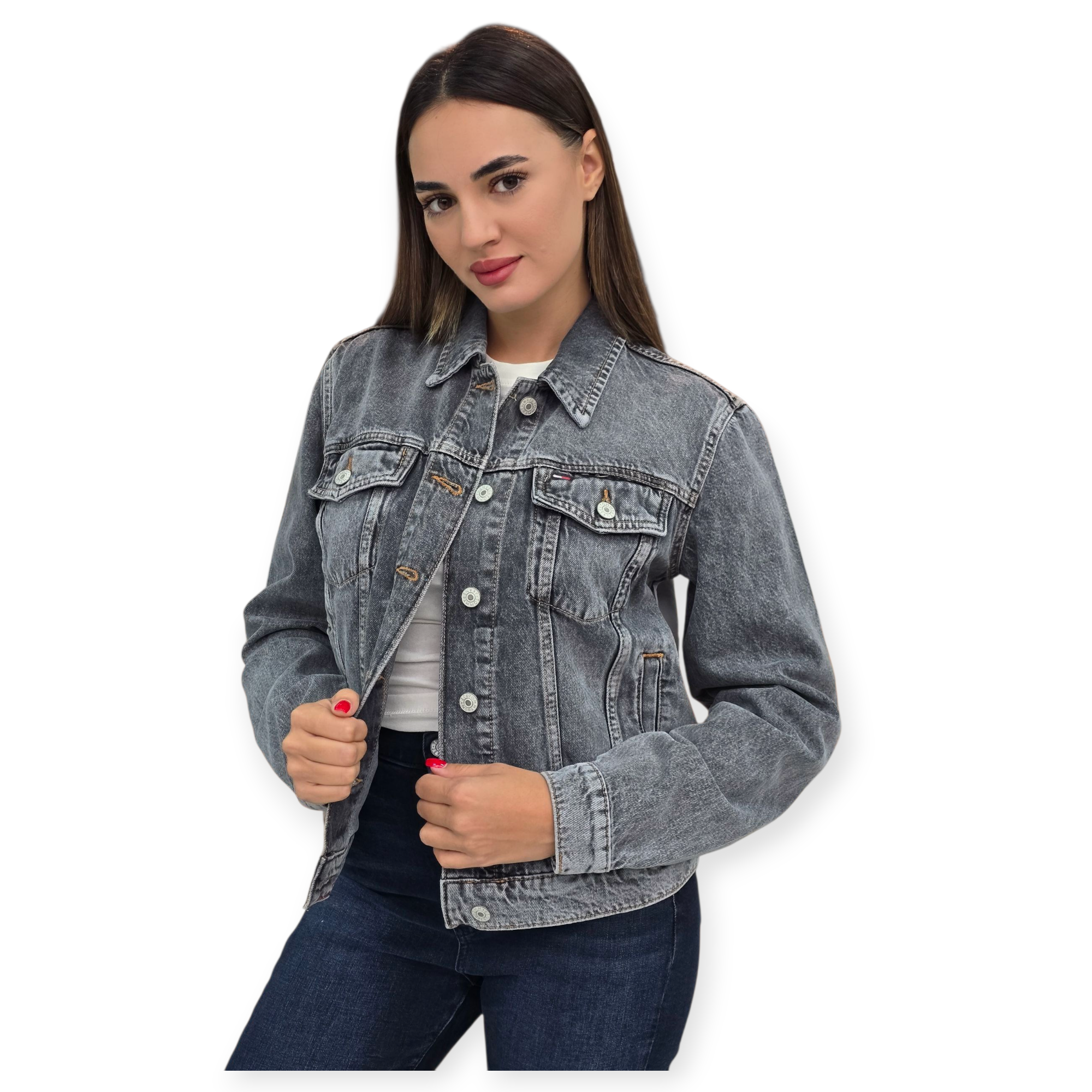 מעיל TOMMY HILFIGER CLASSIC TRUCKER JACKET מעיל TOMMY HILFIGER CLASSIC TRUCKER JACKET