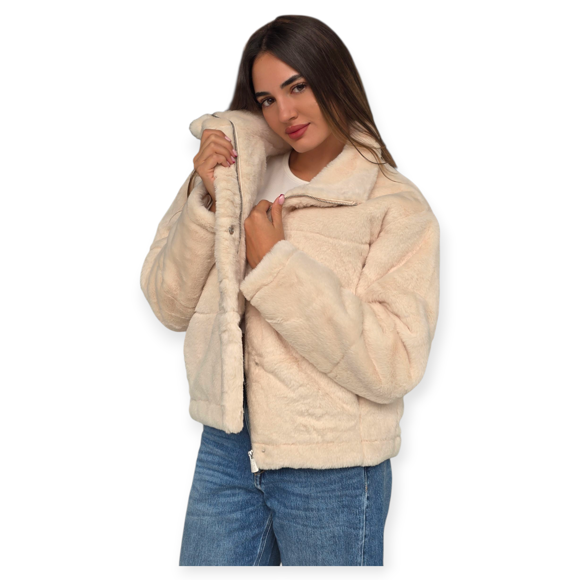 זקט פרווה REPLAY FUR JACKET זקט פרווה REPLAY FUR JACKET