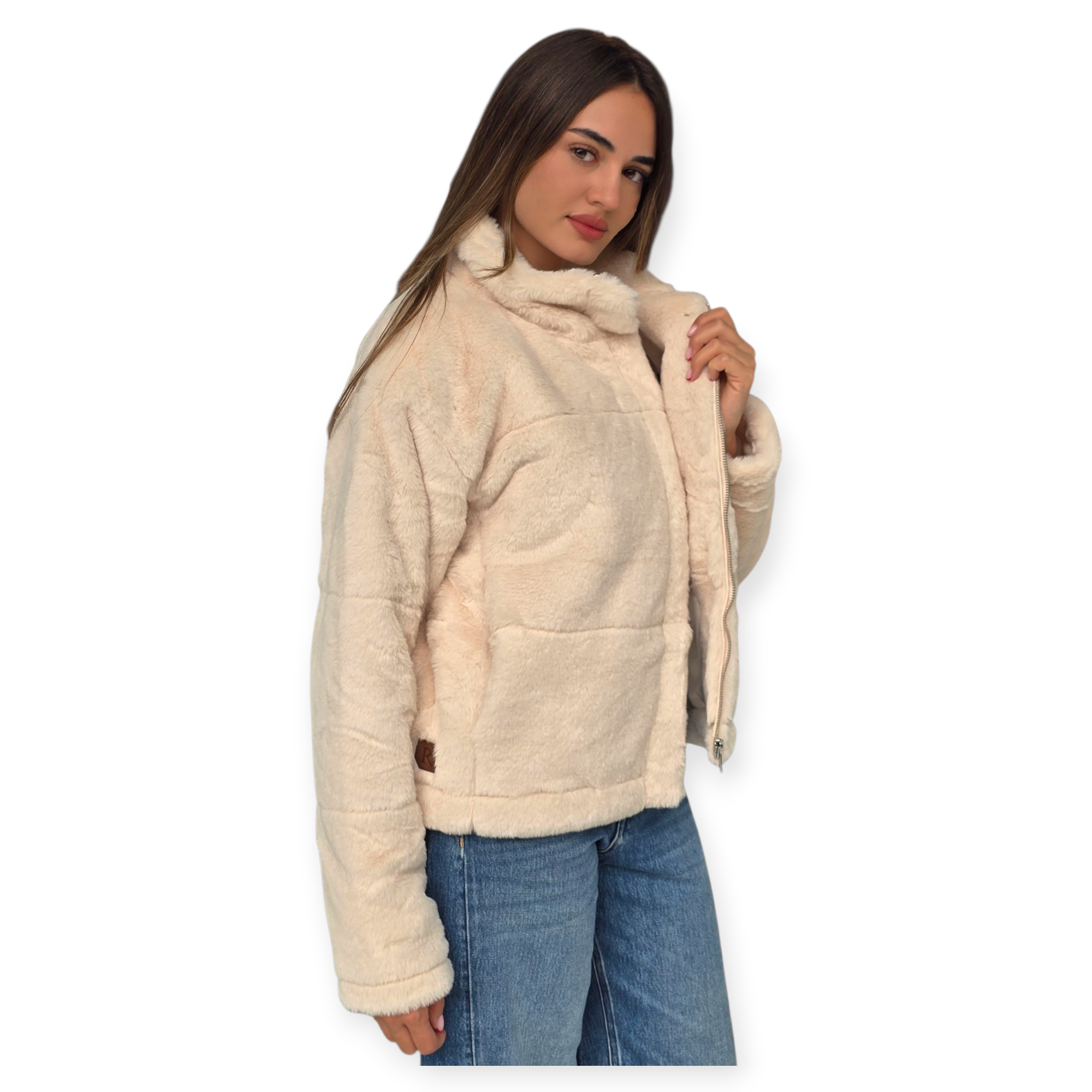 זקט פרווה REPLAY FUR JACKET זקט פרווה REPLAY FUR JACKET