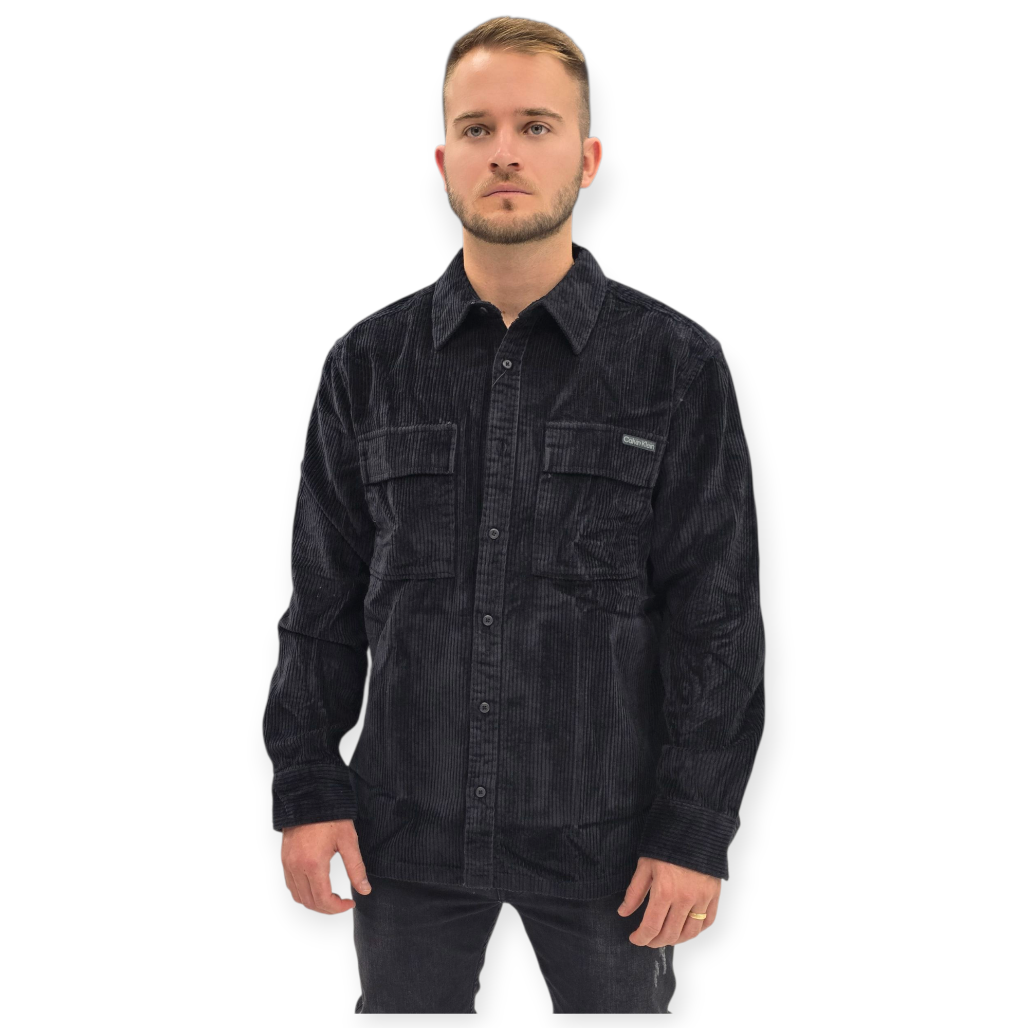 חולצה CALVIN KLEIN LS CORDUROY RELAXED SHIRT חולצה CALVIN KLEIN LS CORDUROY RELAXED SHIRT