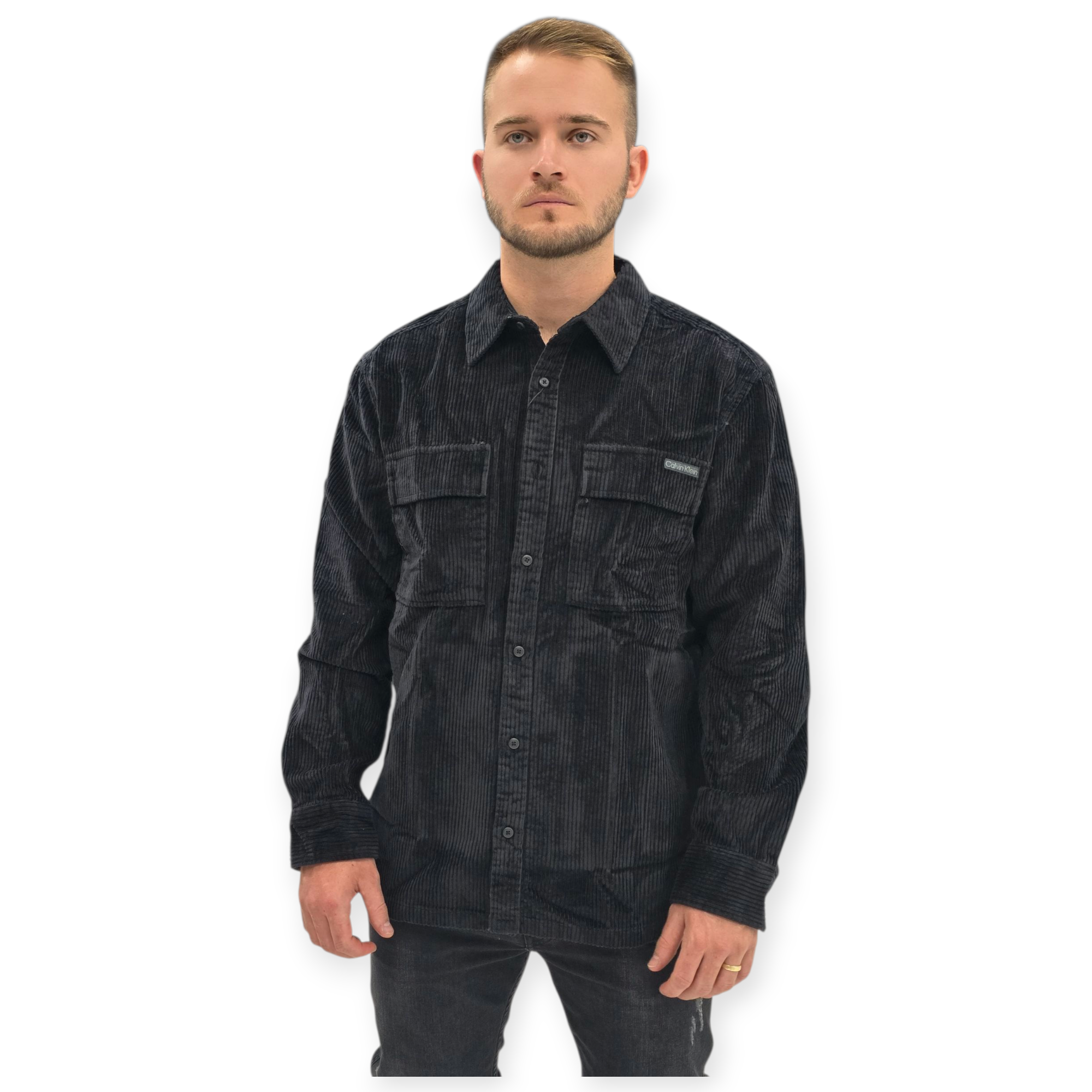 חולצה CALVIN KLEIN LS CORDUROY RELAXED SHIRT חולצה CALVIN KLEIN LS CORDUROY RELAXED SHIRT