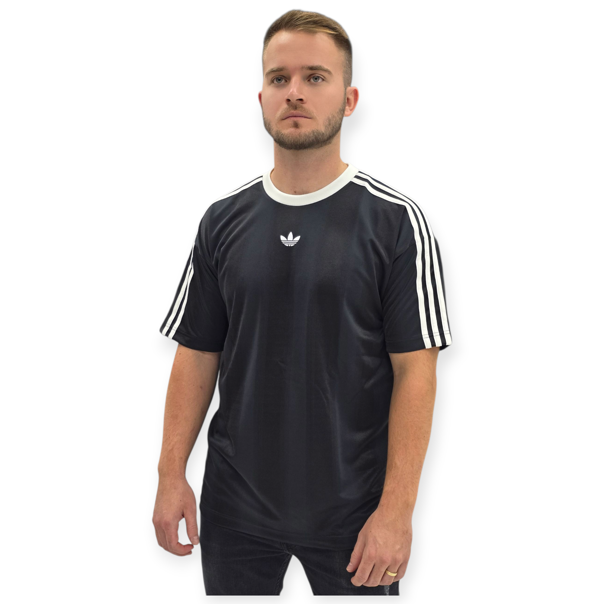 חולצה ADIDAS JACQUARD JERSEY TEE חולצה ADIDAS JACQUARD JERSEY TEE