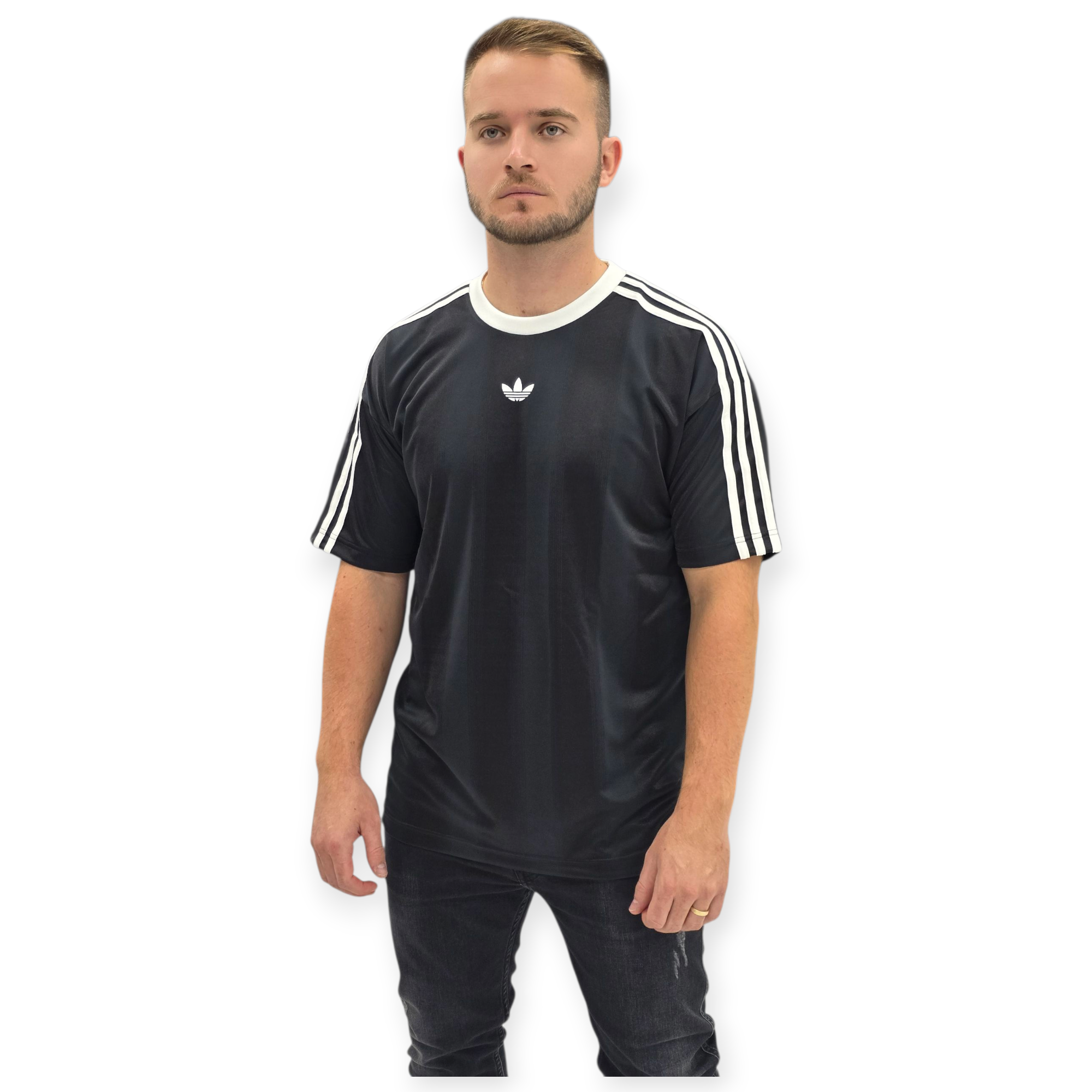 חולצה ADIDAS JACQUARD JERSEY TEE חולצה ADIDAS JACQUARD JERSEY TEE