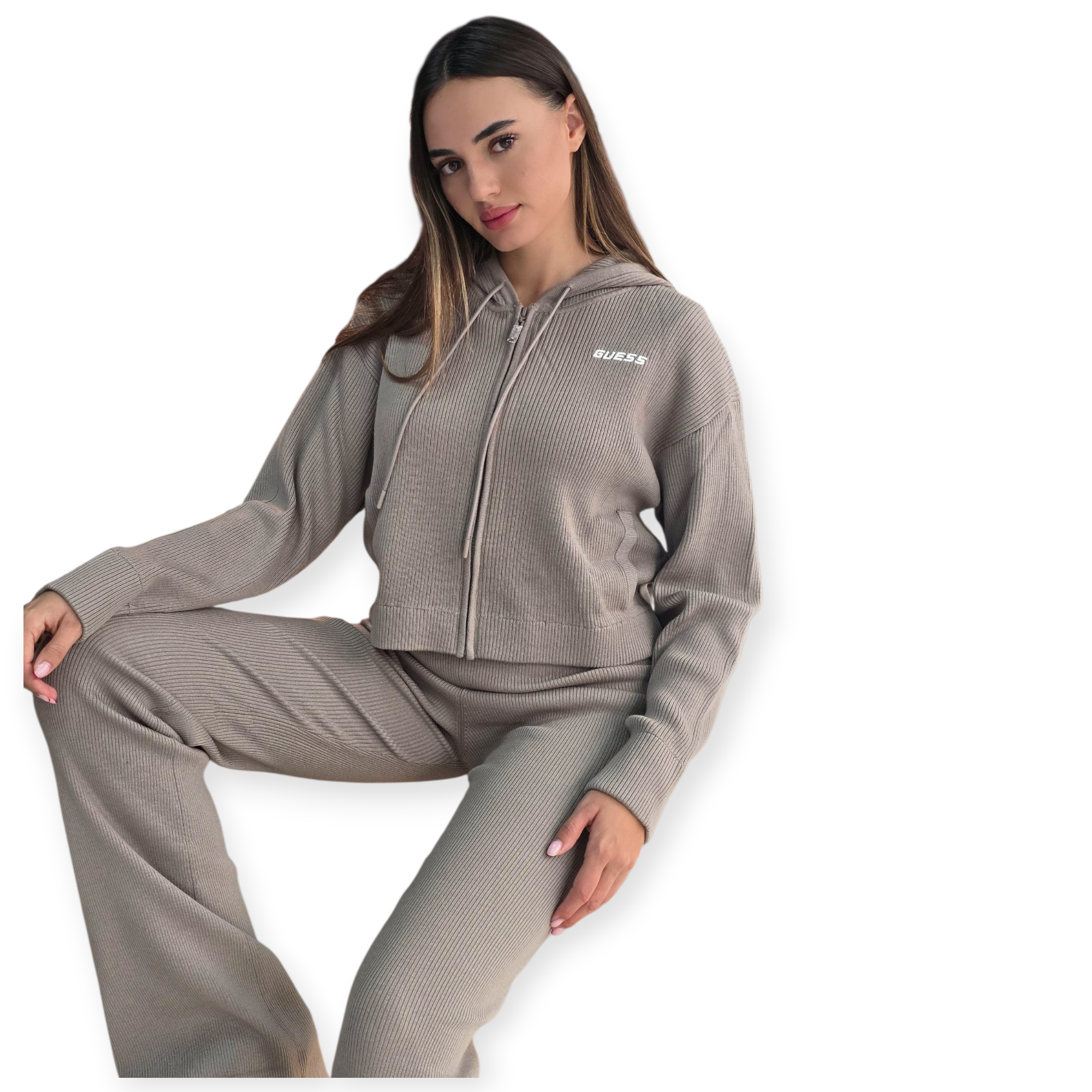 חליפה GUESS FLAMINA RIBBED SET חליפה GUESS FLAMINA RIBBED SET