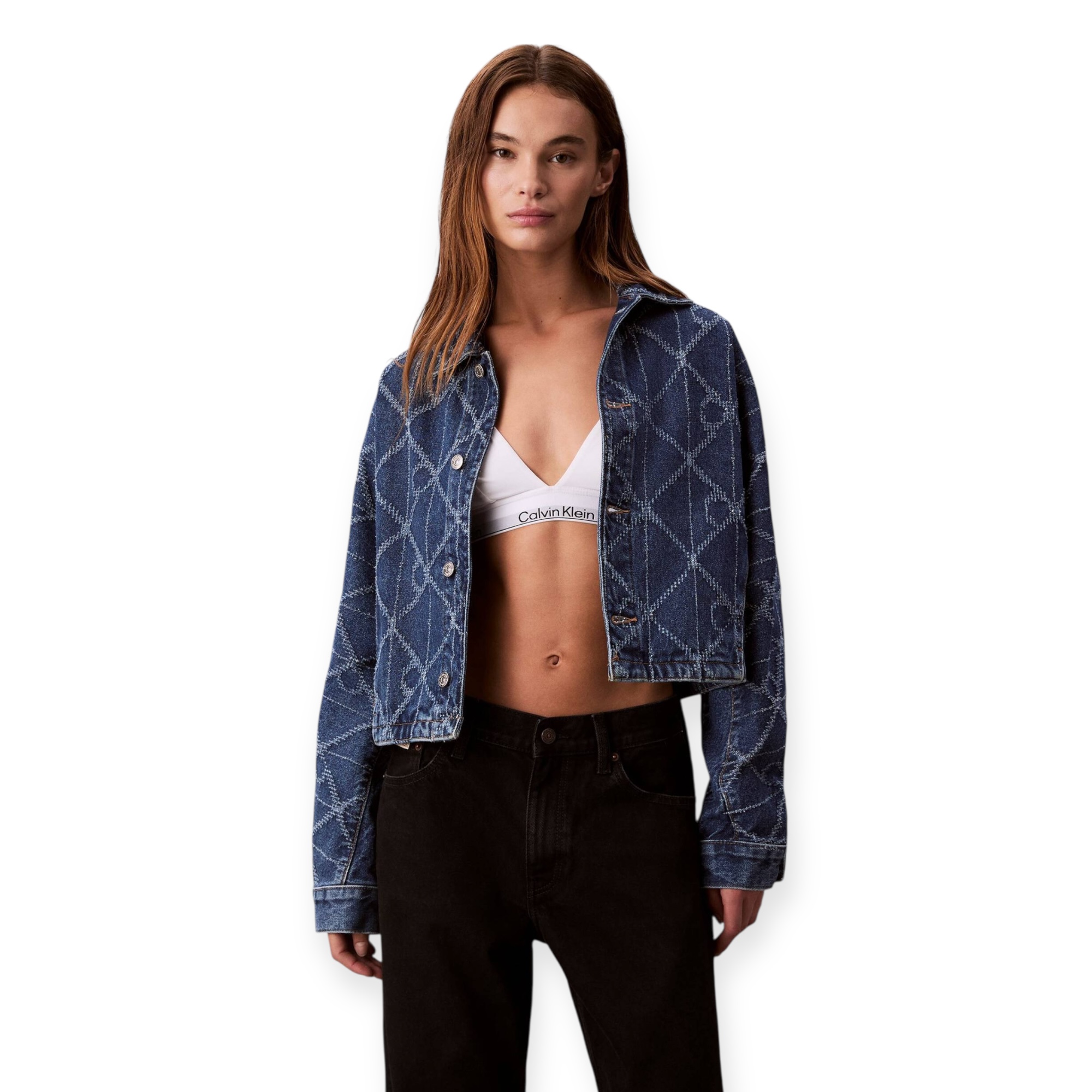 זקט גינס CALVIN KLEIN TRUCKER JACKET זקט גינס CALVIN KLEIN TRUCKER JACKET
