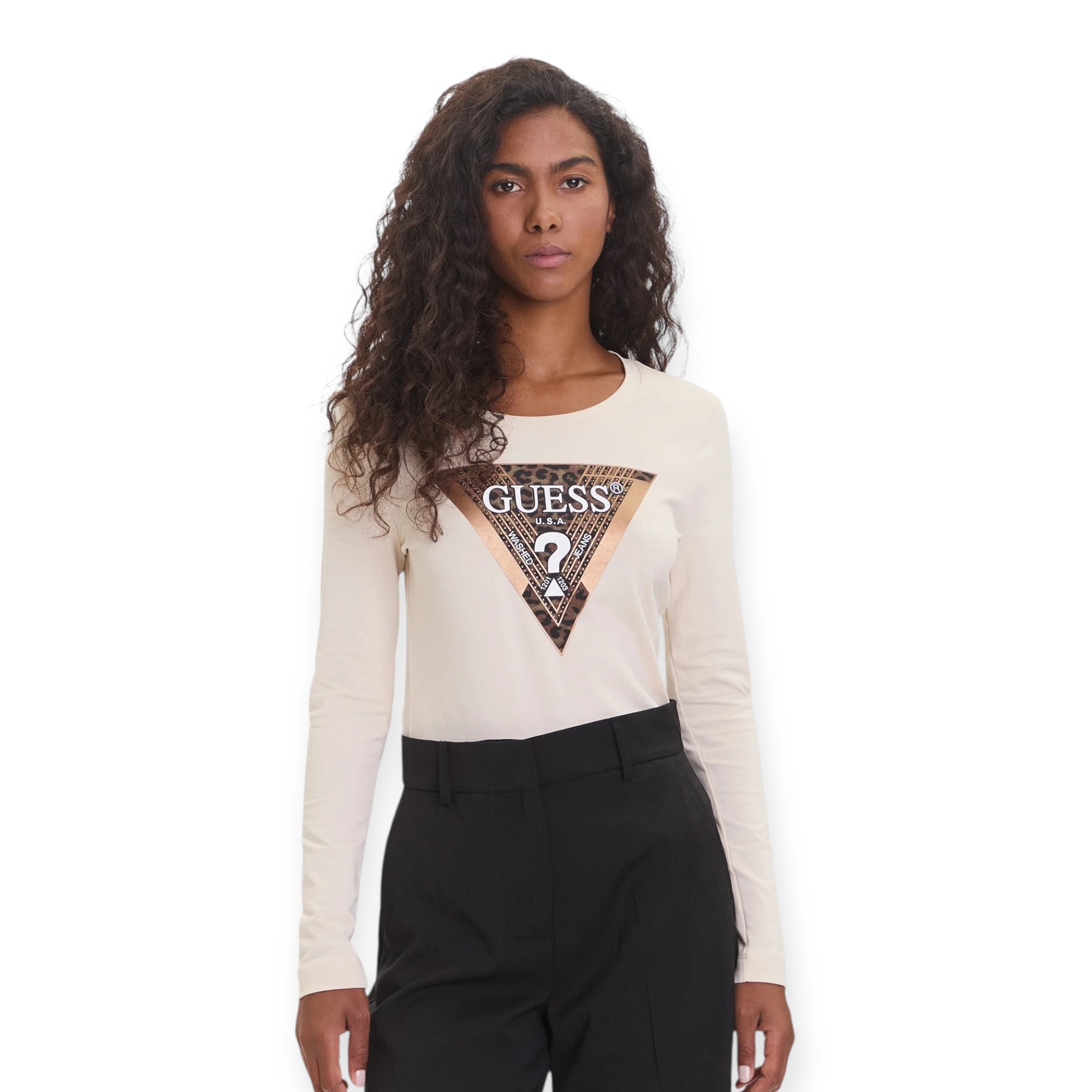 חולצה GUESS LEO LS TEE חולצה GUESS LEO LS TEE