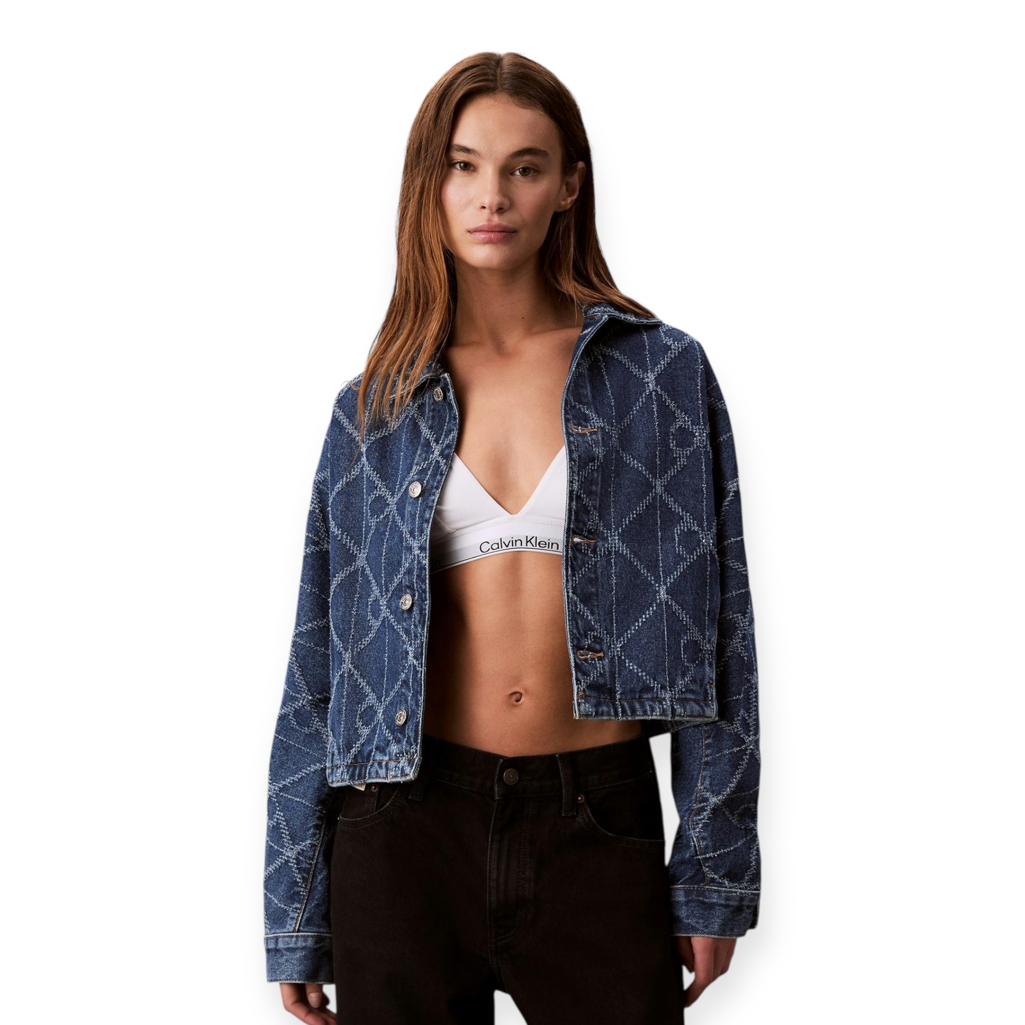 זקט גינס CALVIN KLEIN TRUCKER JACKET זקט גינס CALVIN KLEIN TRUCKER JACKET