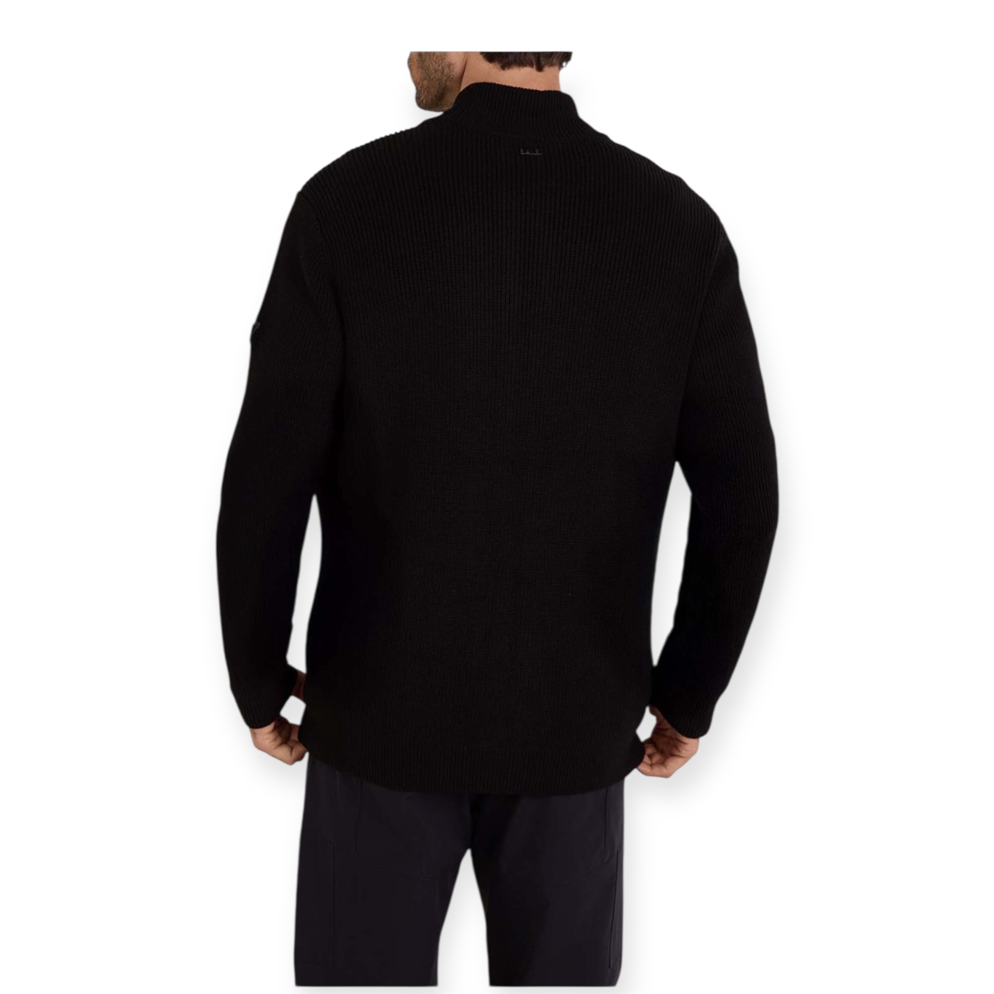 עליונית סריג BALR KNIT COLLAR FULL ZIP TOP עליונית סריג BALR KNIT COLLAR FULL ZIP TOP