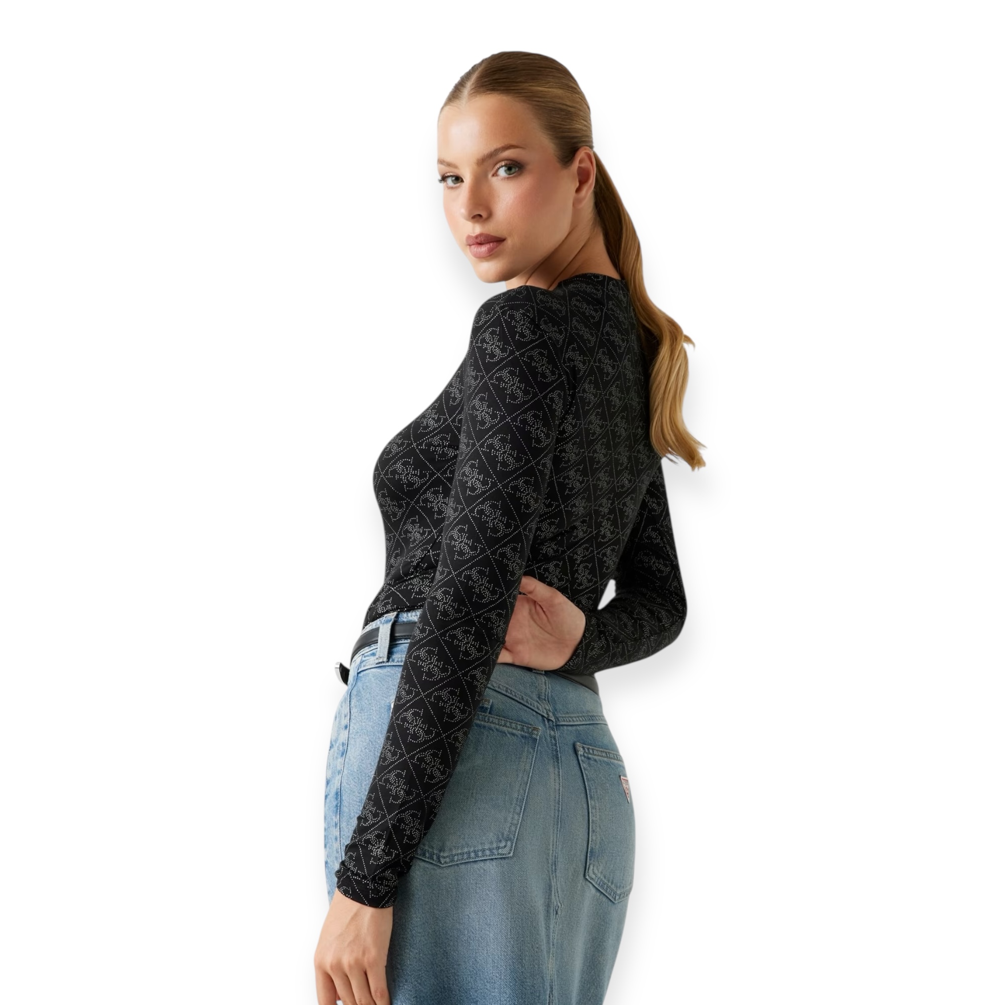 בגד גוף GUESS TEODORA LS BODYSUIT בגד גוף GUESS TEODORA LS BODYSUIT