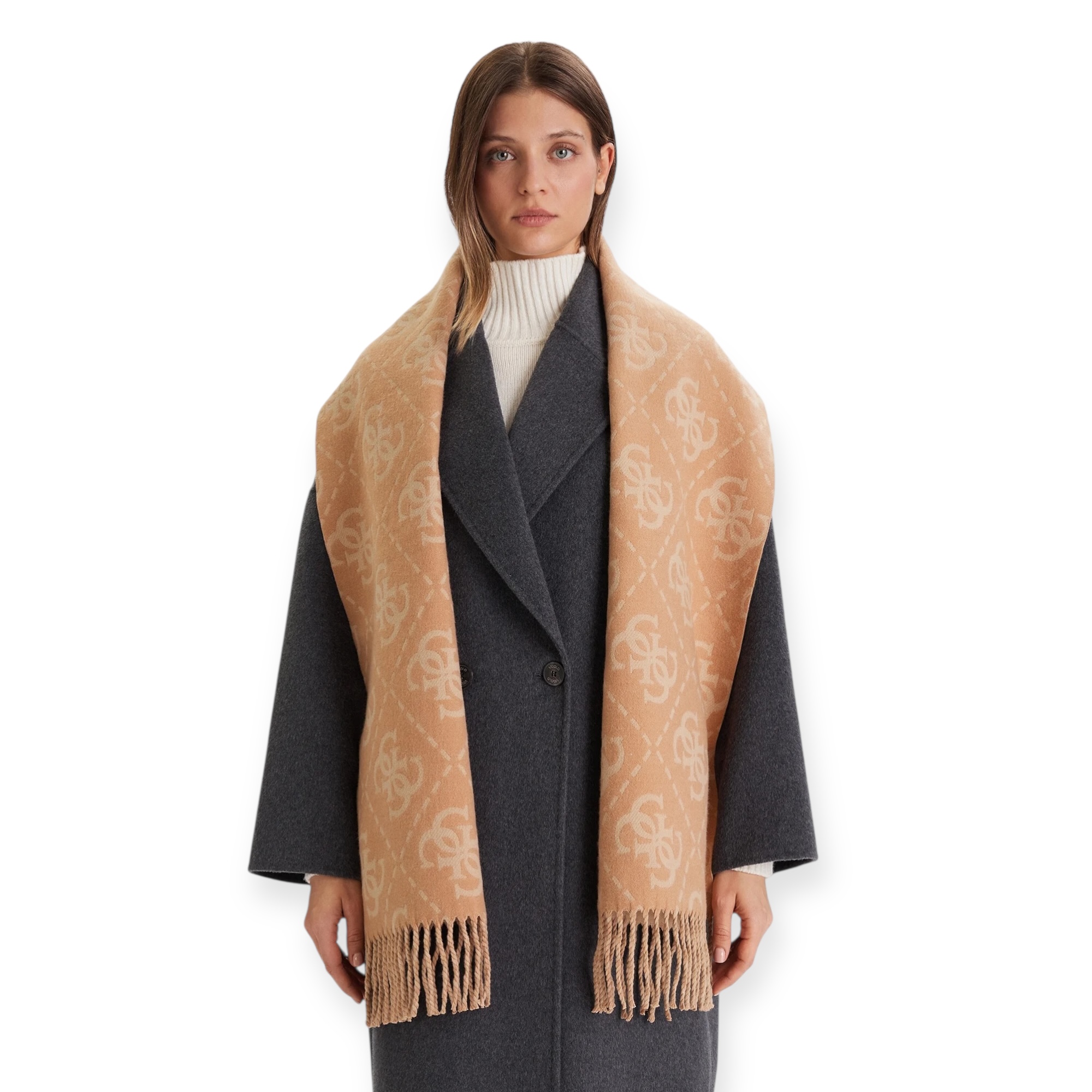 צעיף GUESS SCARF SWEATER צעיף GUESS SCARF SWEATER
