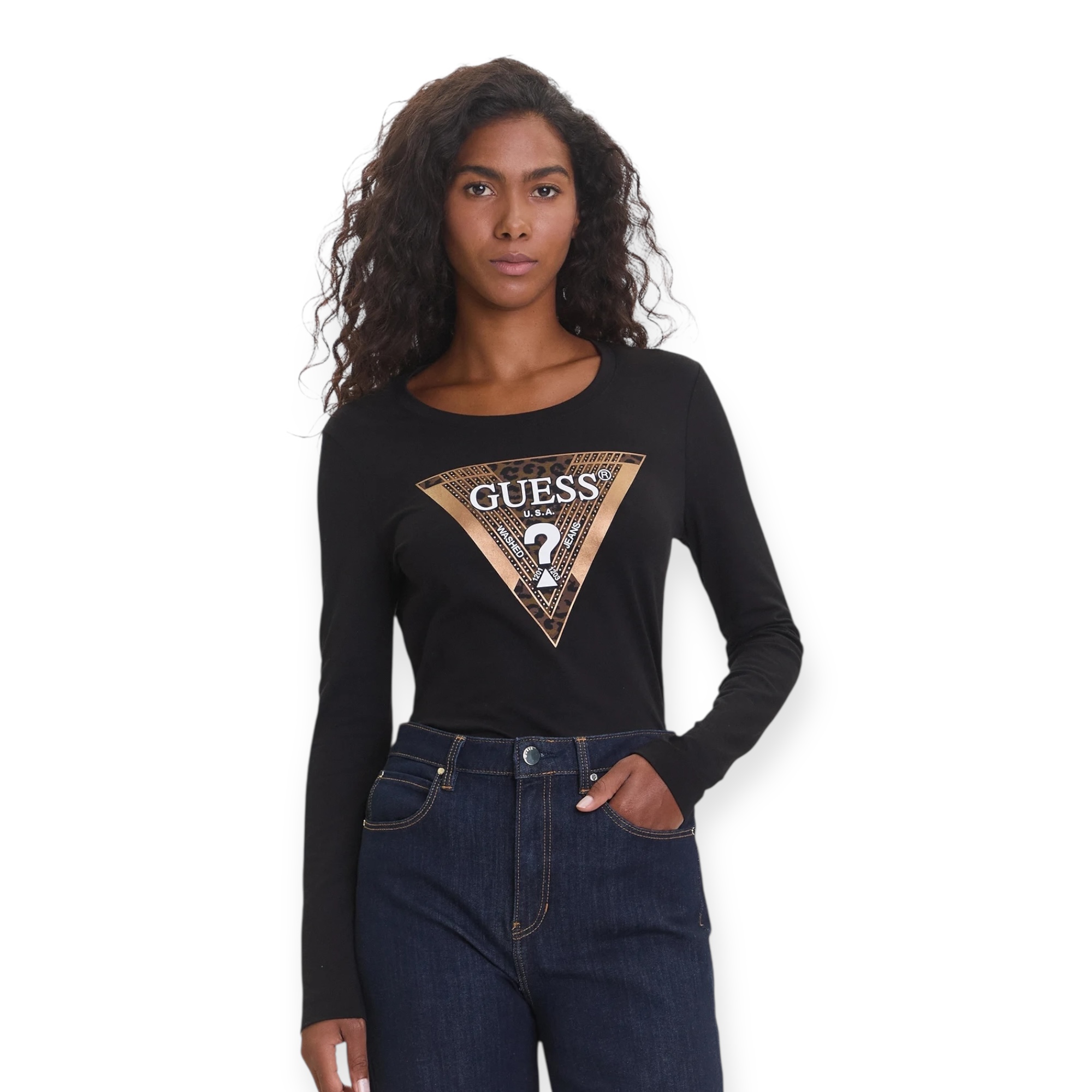 חולצה GUESS LEO LS TEE חולצה GUESS LEO LS TEE