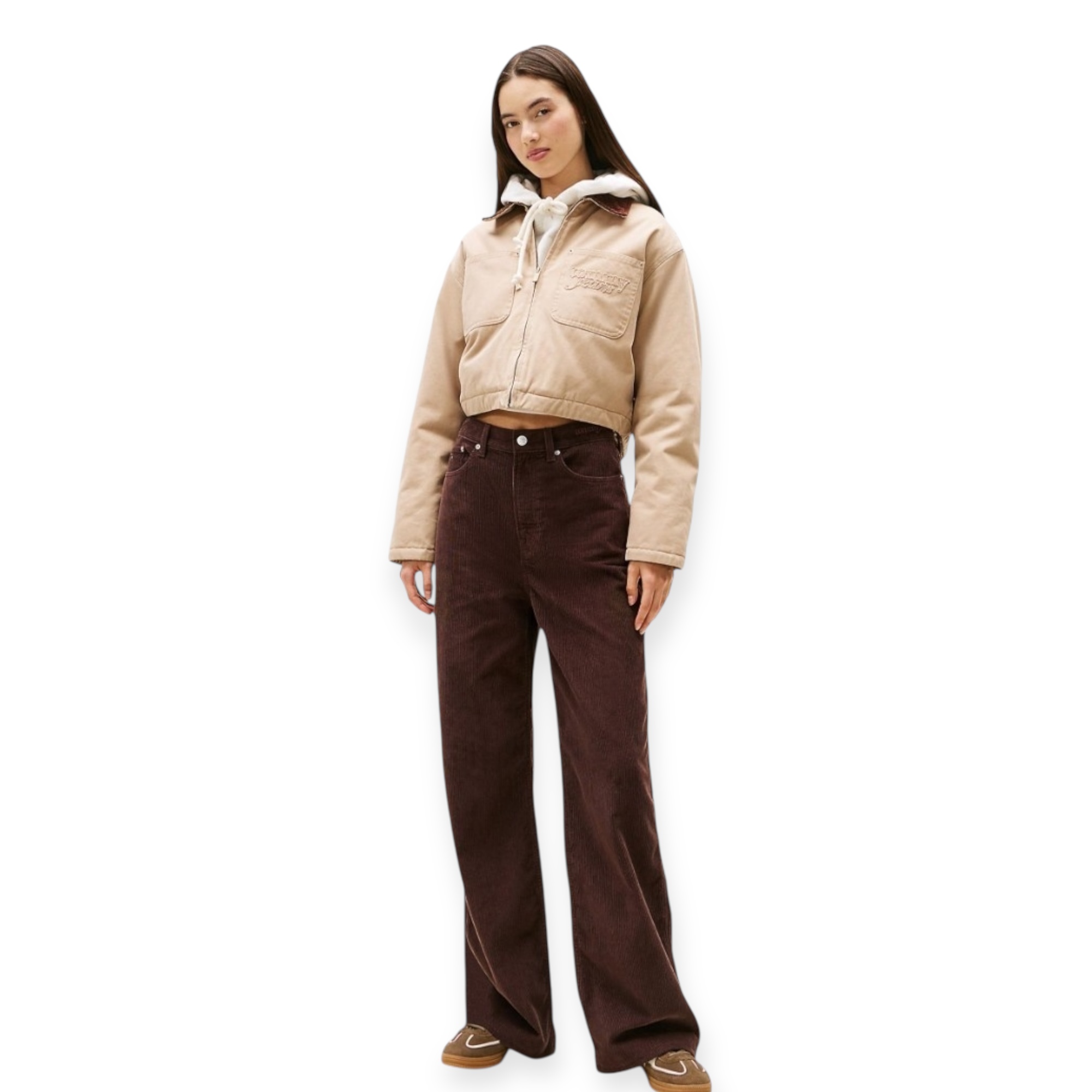 גינס TOMMY HILFIGER CLAIRE WIDE CORD גינס TOMMY HILFIGER CLAIRE WIDE CORD