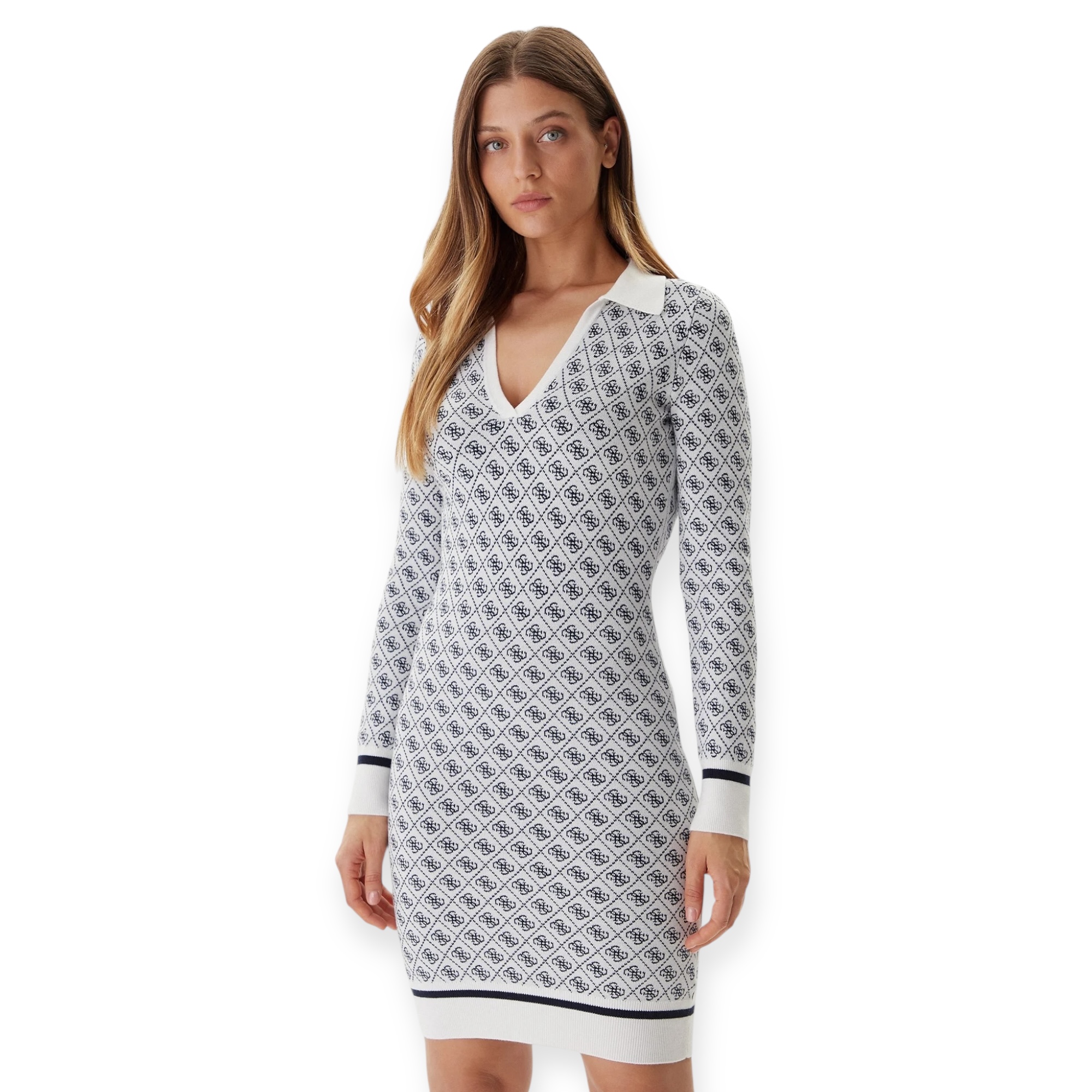 שמלה GUESS POLO SWEATER DRESS שמלה GUESS POLO SWEATER DRESS