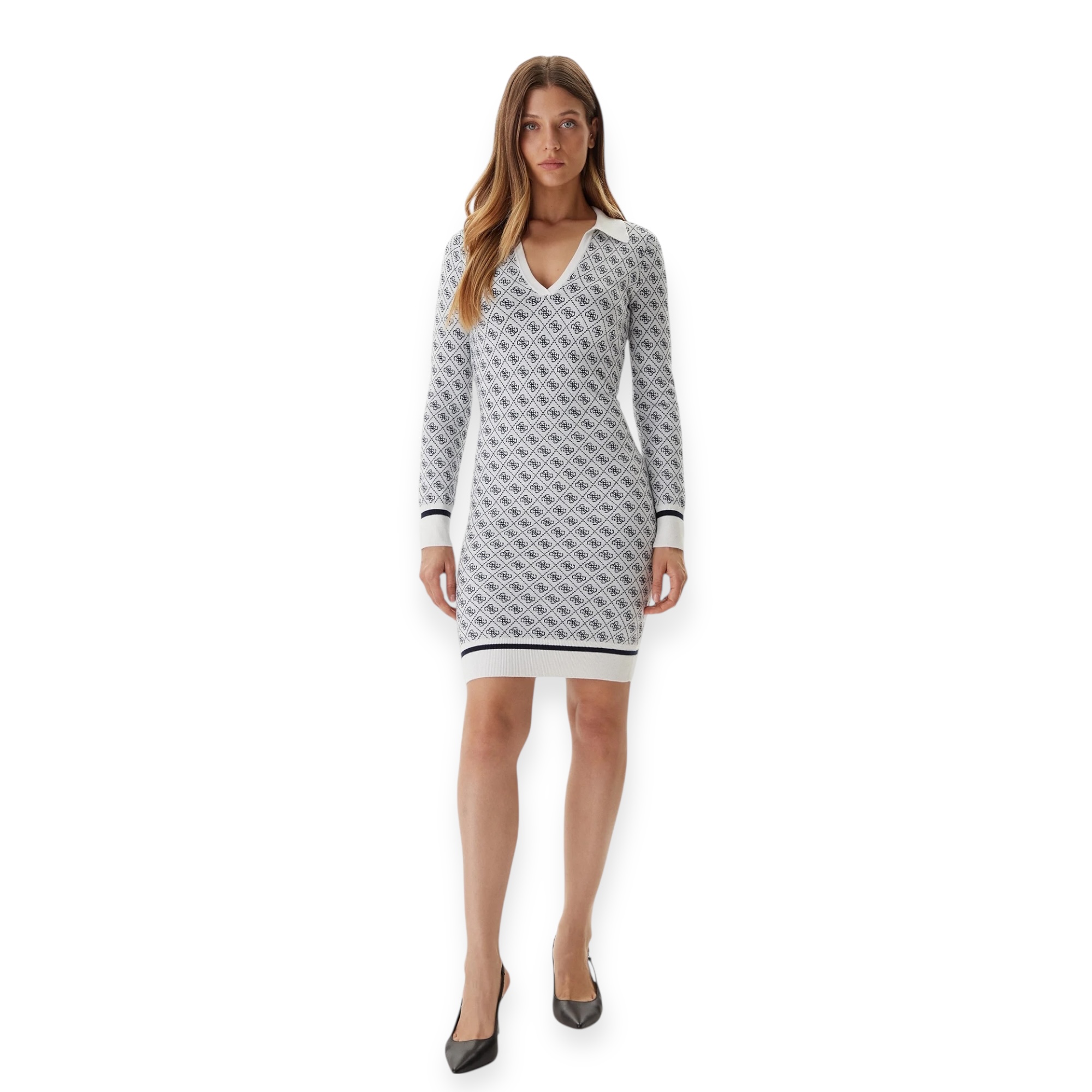 שמלה GUESS POLO SWEATER DRESS שמלה GUESS POLO SWEATER DRESS