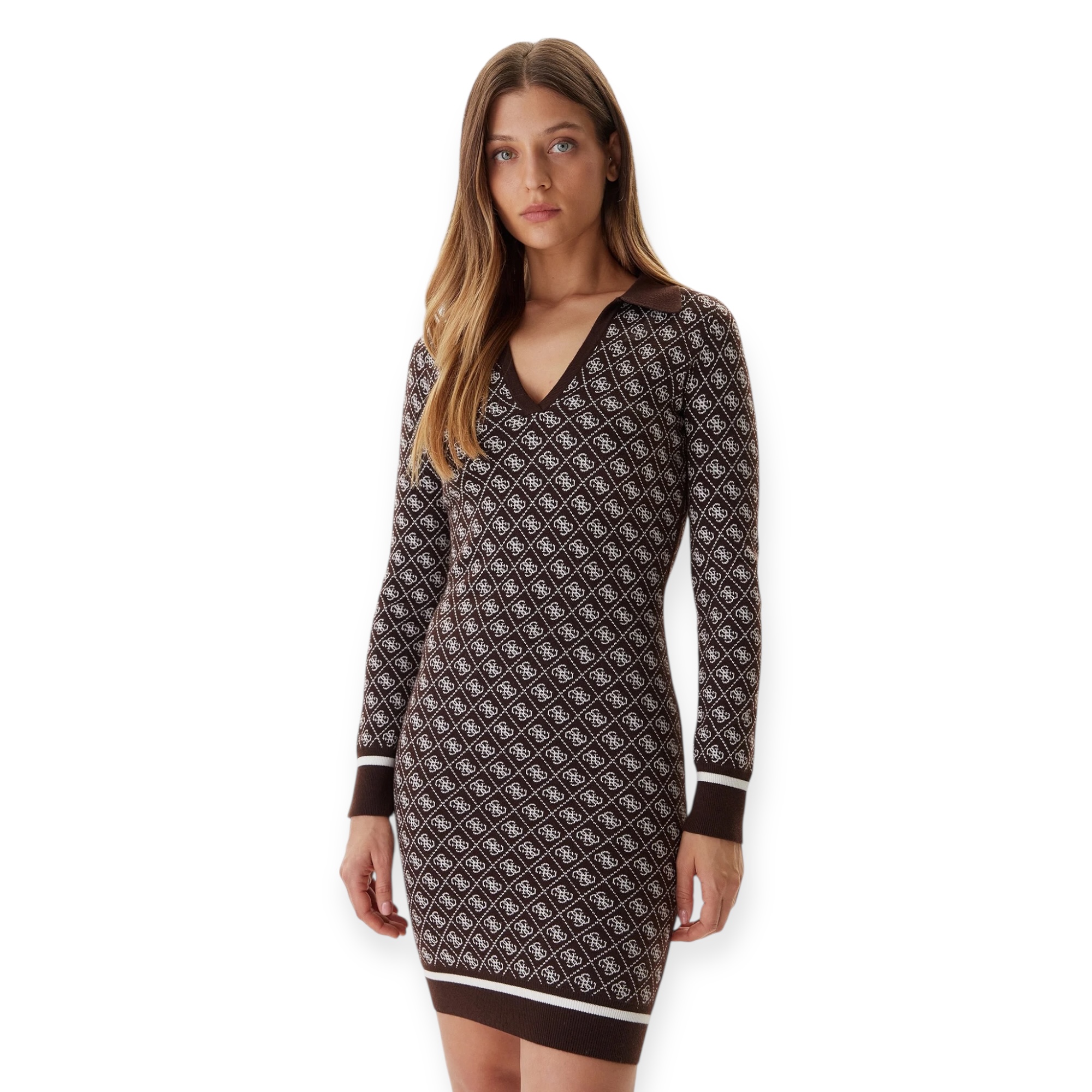 שמלה GUESS POLO SWEATER DRESS שמלה GUESS POLO SWEATER DRESS