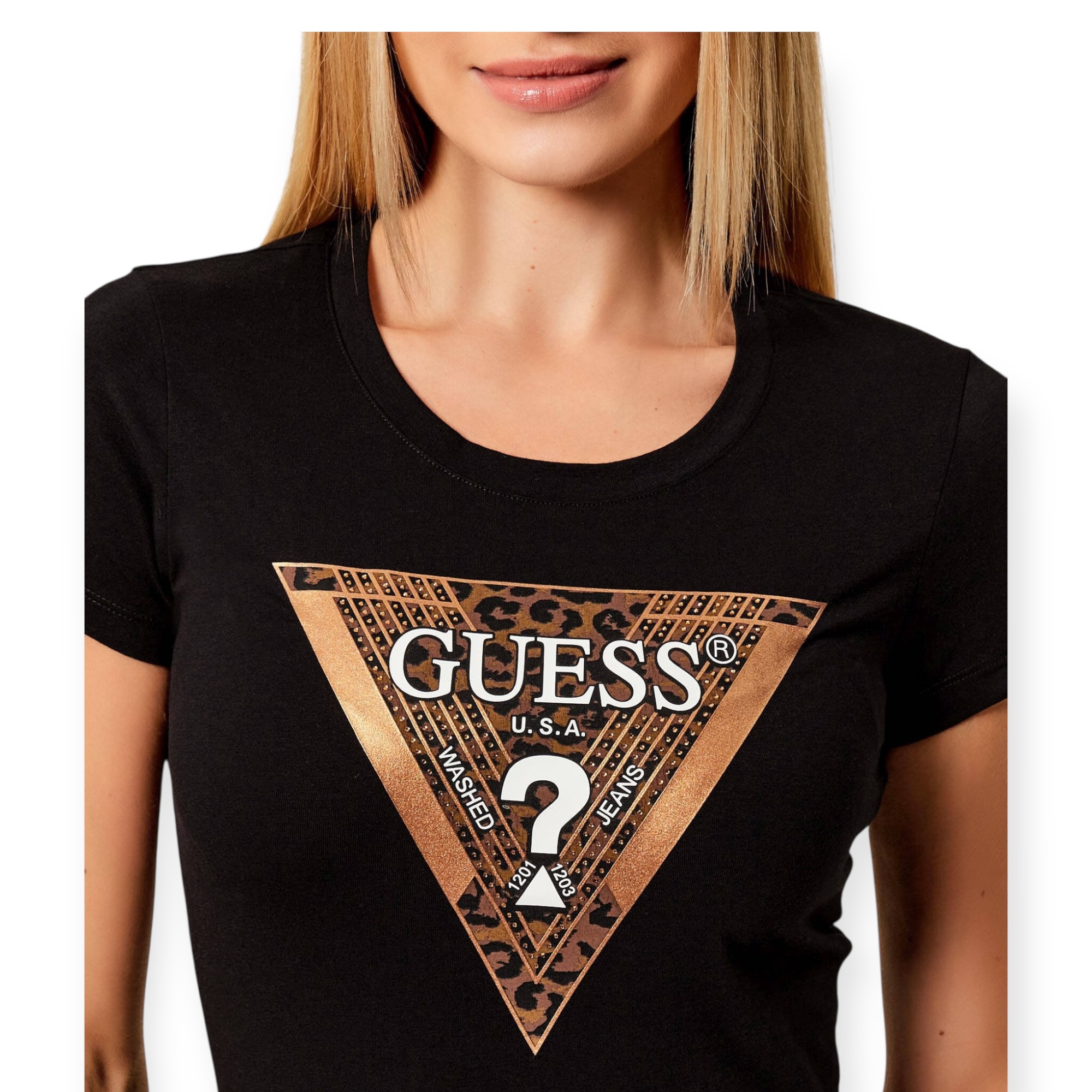 חולצה GUESS LEO SS TEE חולצה GUESS LEO SS TEE