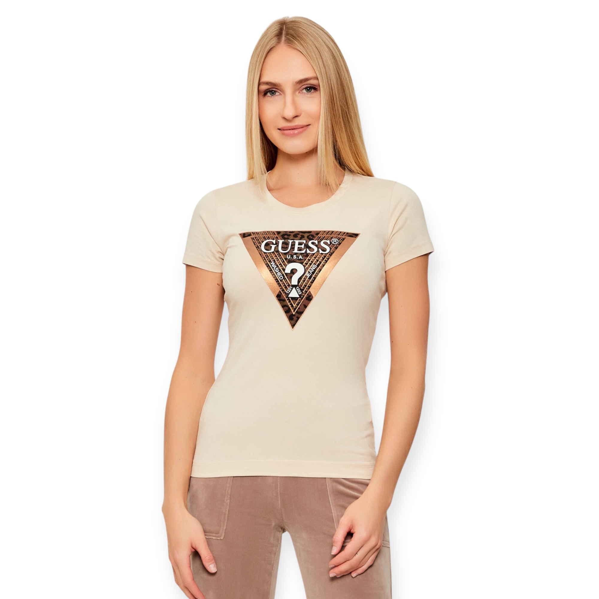 חולצה GUESS LEO SS TEE חולצה GUESS LEO SS TEE