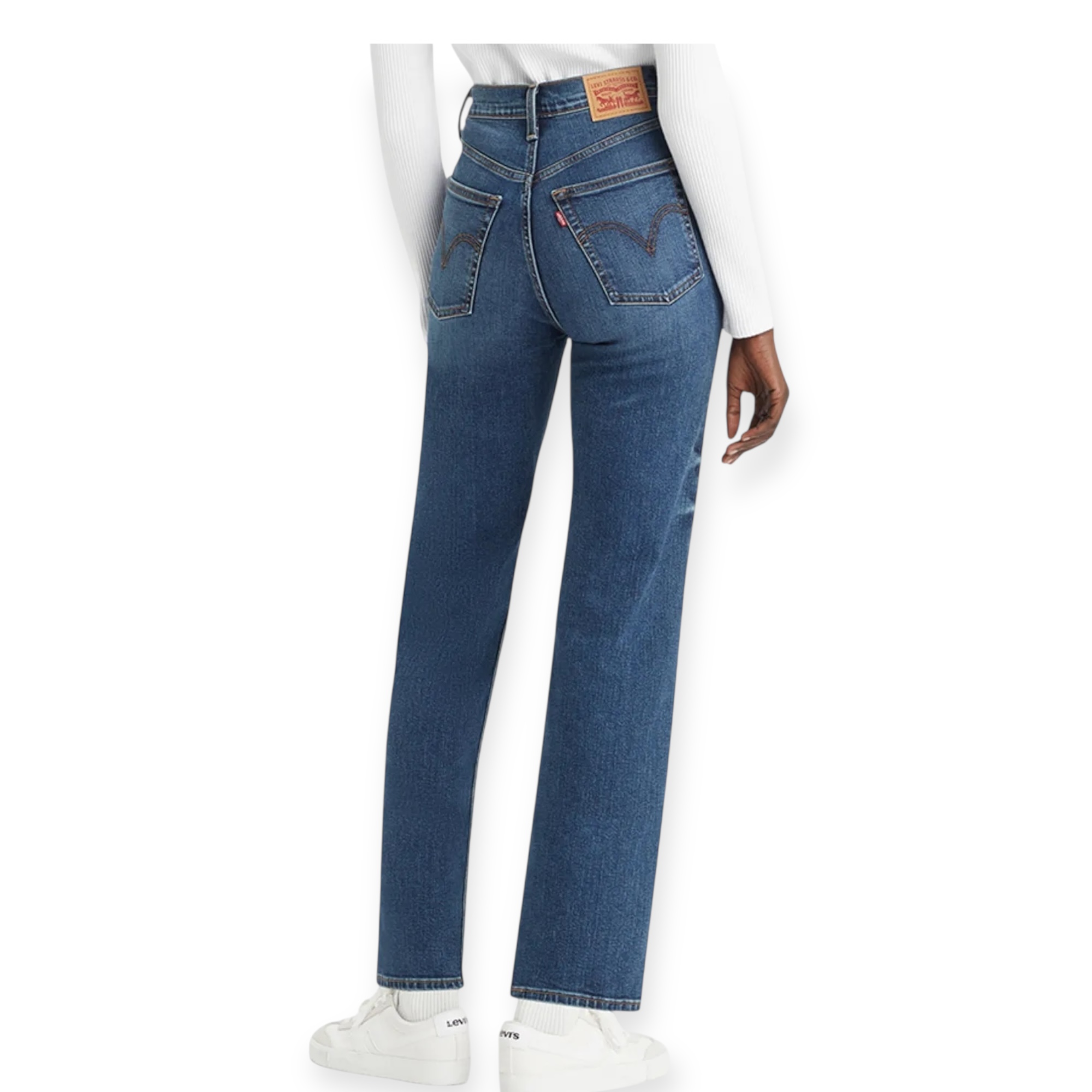 גינס LEVIS RIBCAGE STRAIGHT ANKLE גינס LEVIS RIBCAGE STRAIGHT ANKLE