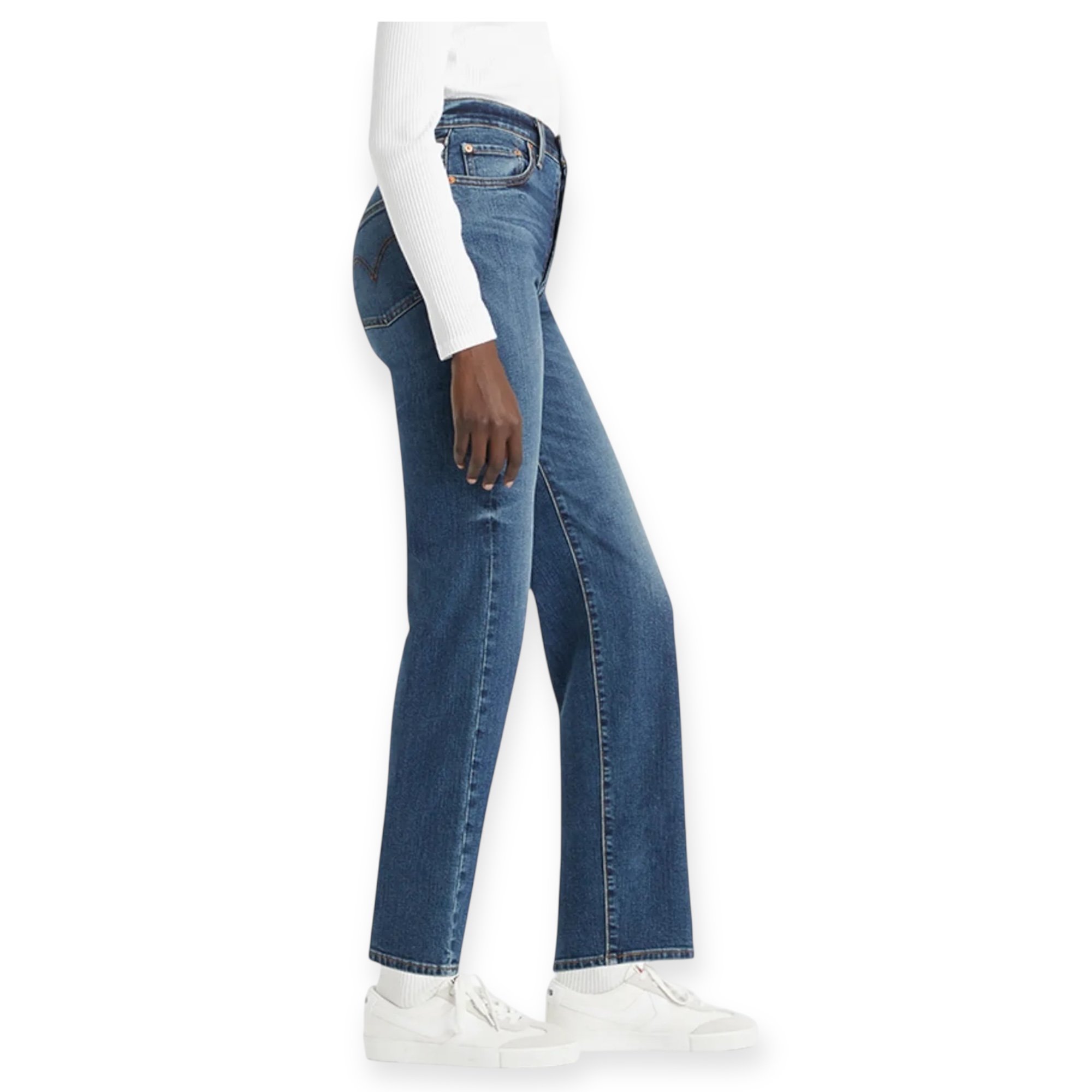 גינס LEVIS RIBCAGE STRAIGHT ANKLE גינס LEVIS RIBCAGE STRAIGHT ANKLE