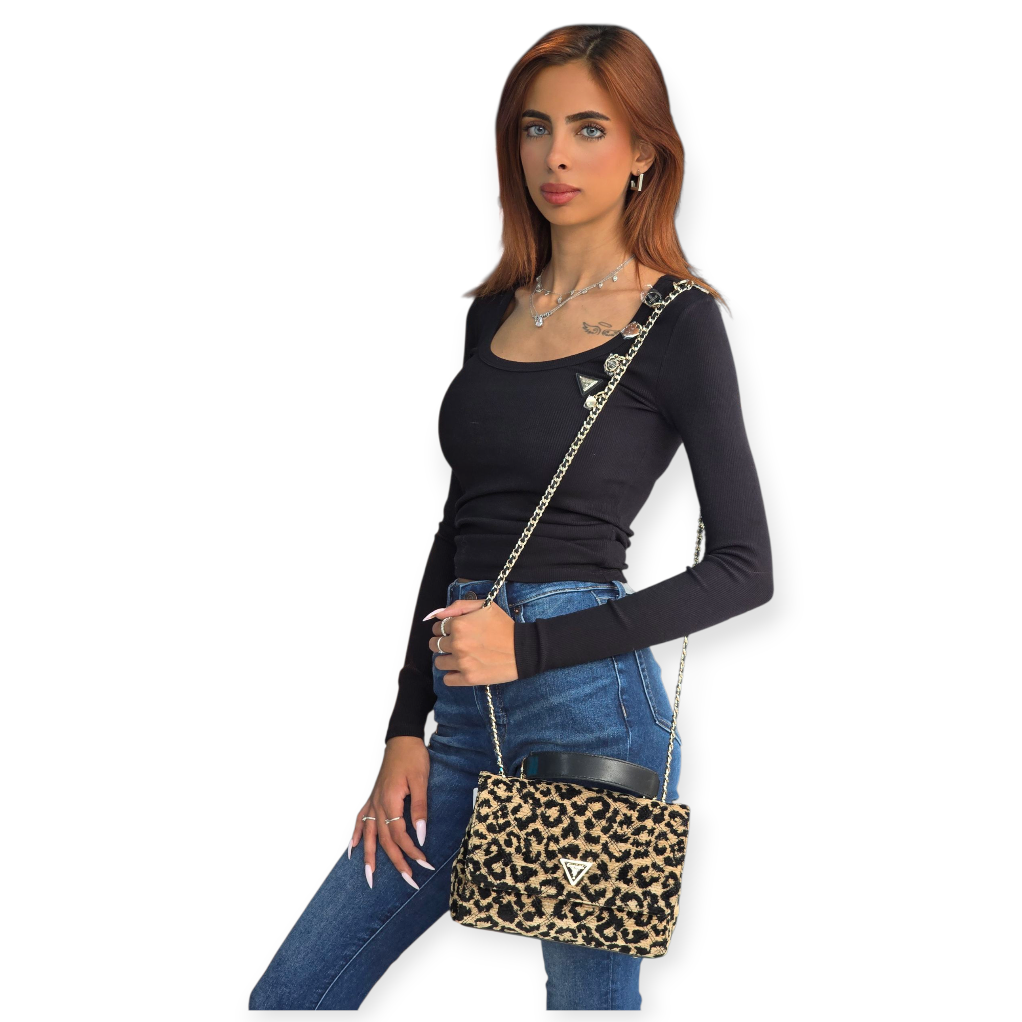 תיק GUESS GIULLY FLAP תיק GUESS GIULLY FLAP