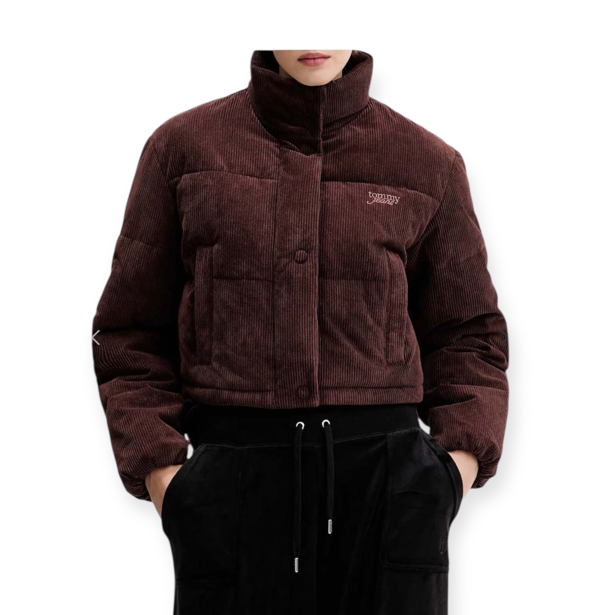 מעיל TOMMY HILFIGER CORD PUFFER JACKET מעיל TOMMY HILFIGER CORD PUFFER JACKET