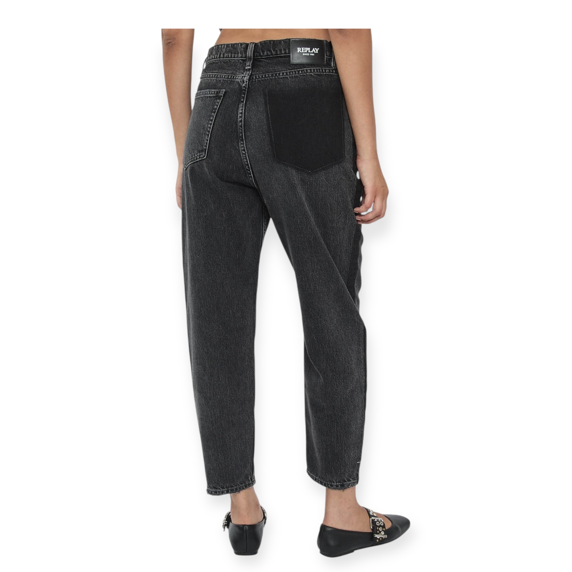 גינס REPLAY SAMUELA HIGH WAIST MOM גינס REPLAY SAMUELA HIGH WAIST MOM