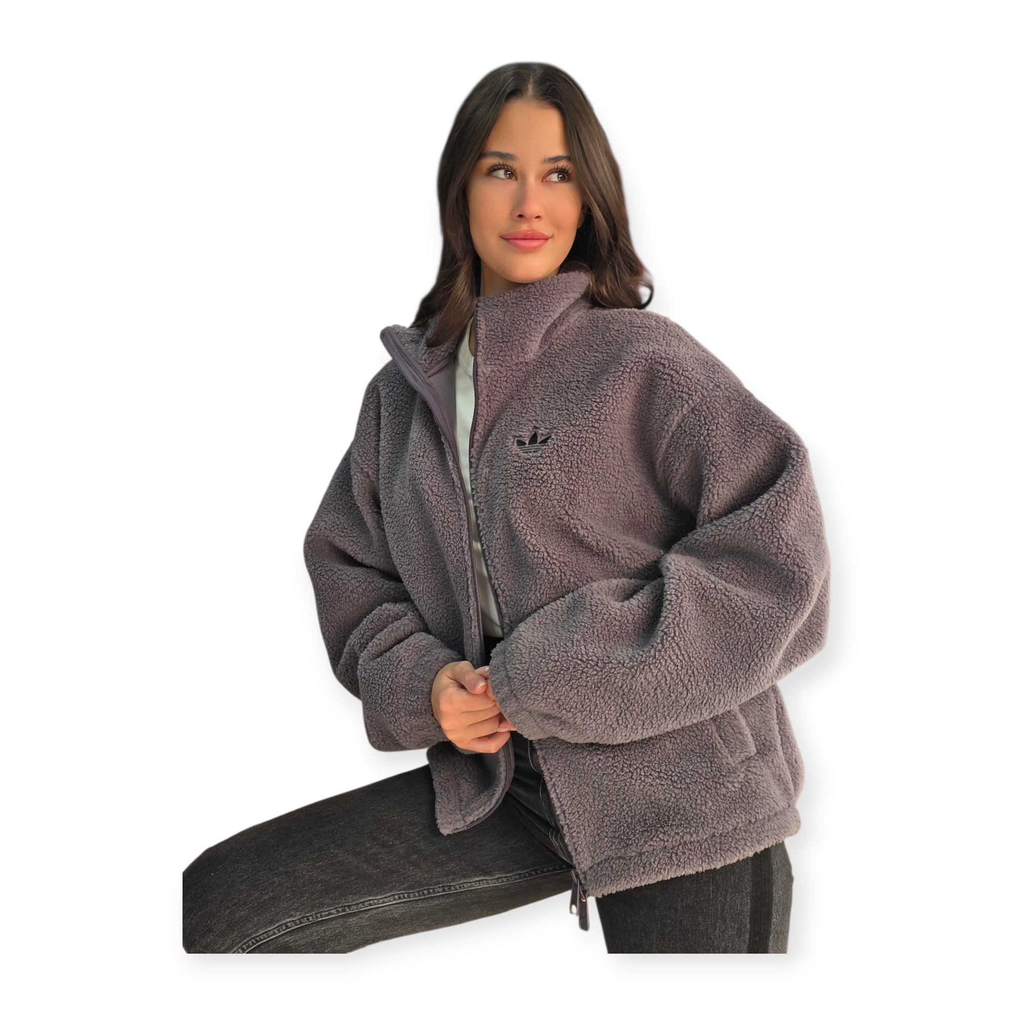 זקט ADIDAS TEDDY JACKET זקט ADIDAS TEDDY JACKET