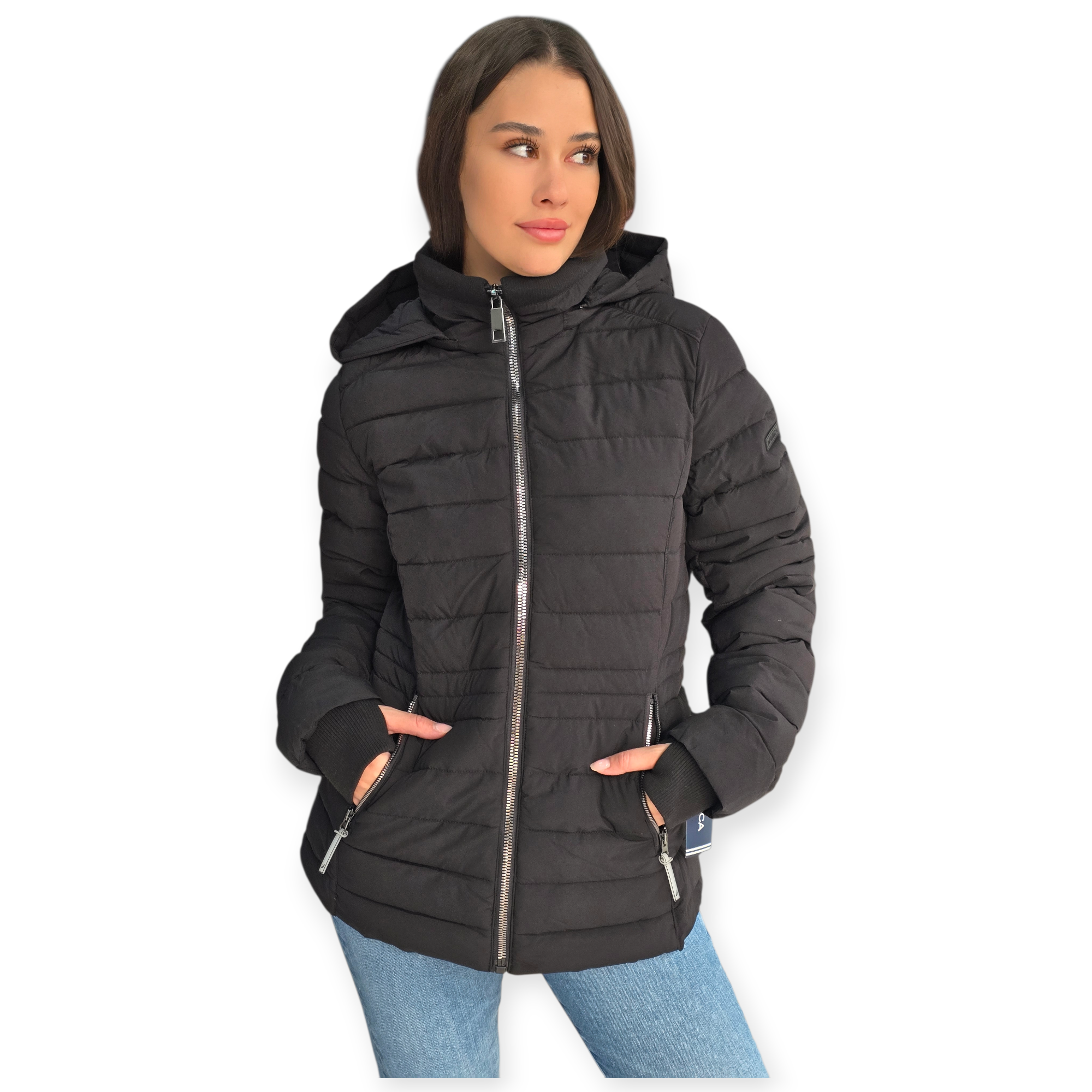 ג’קט סופטשל מרופד לנשים NAUTICA ג’קט סופטשל מרופד לנשים NAUTICA